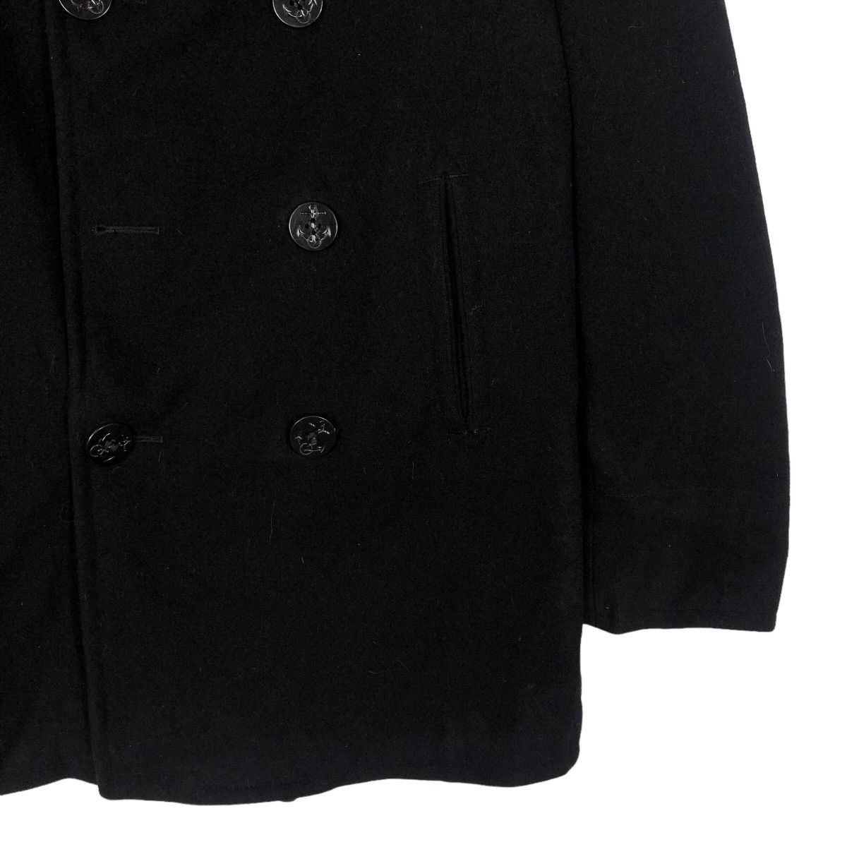 Vintage 🔥40’s True Vintage U.S Navy Wool Double Breast Jacket WWII Size US M / EU 48-50 / 2 - 4 Thumbnail
