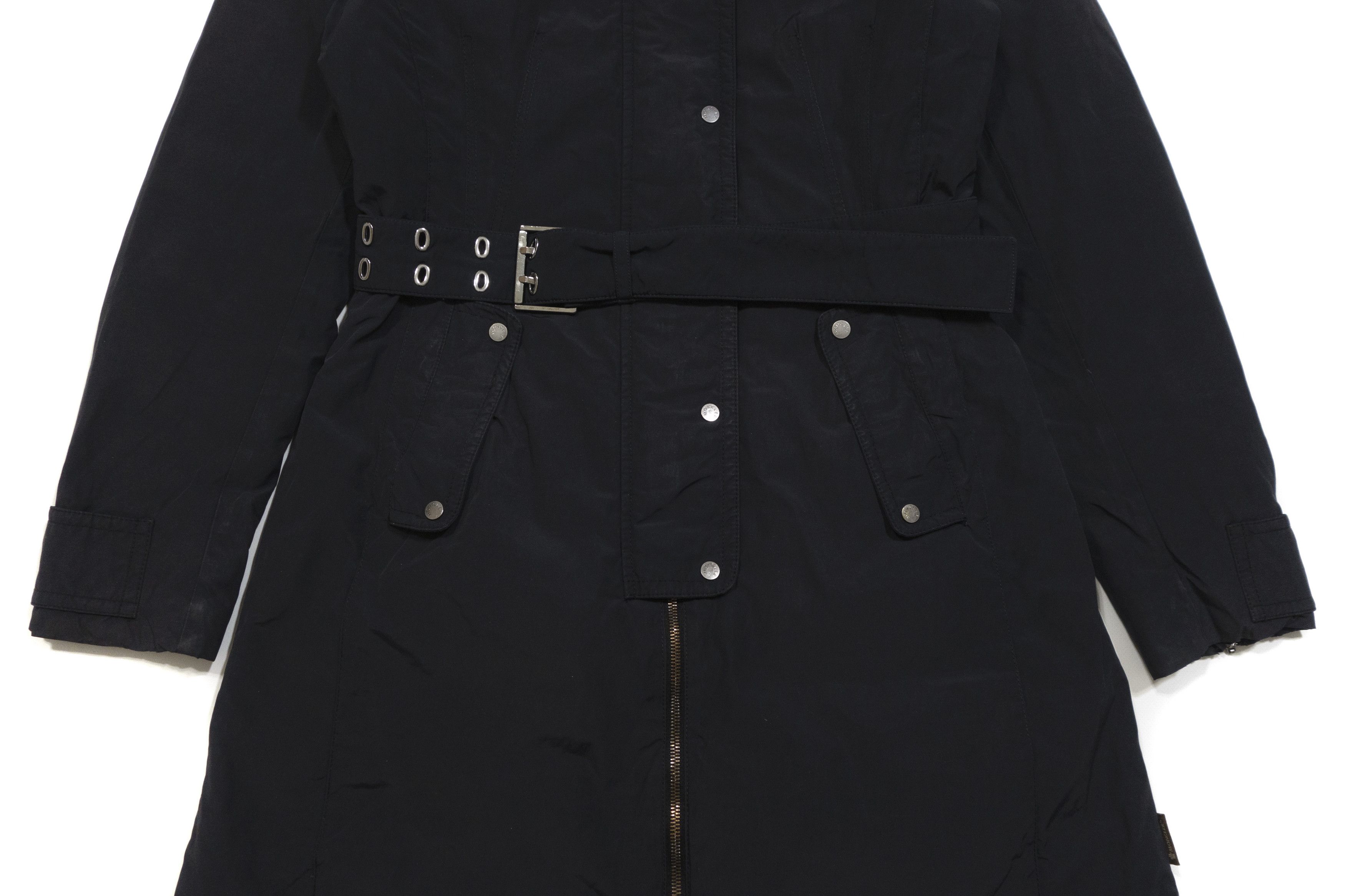 Moncler 00S Nylon Cotton Goose Down Long Jacket Vintage Size M / US 6-8 / IT 42-44 - 4 Thumbnail