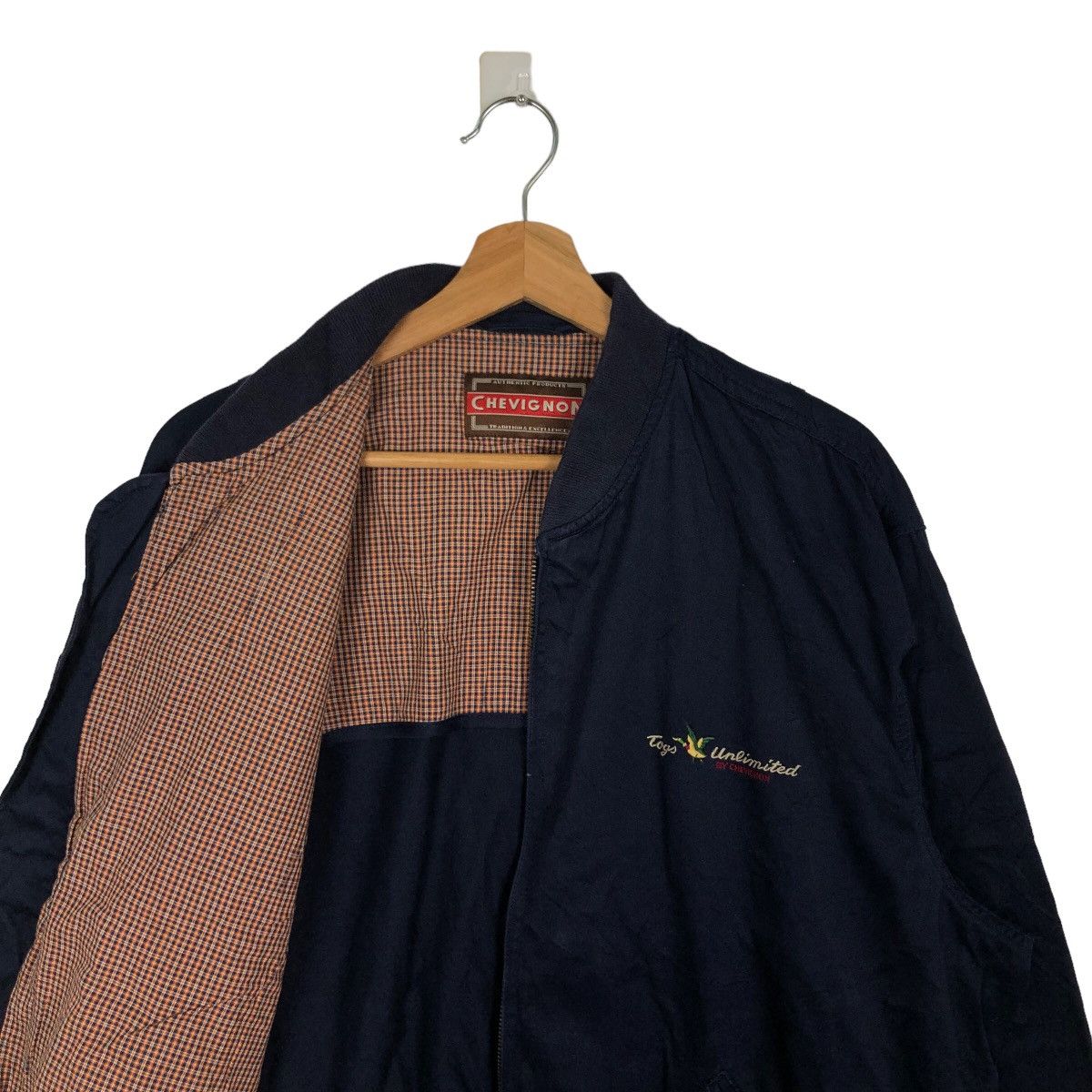 Issey Miyake VINTAGE BOMBER JACKET CHEVIGNON ISSEY MIYAKE TARTAN LINING Size US L / EU 52-54 / 3 - 9 Thumbnail