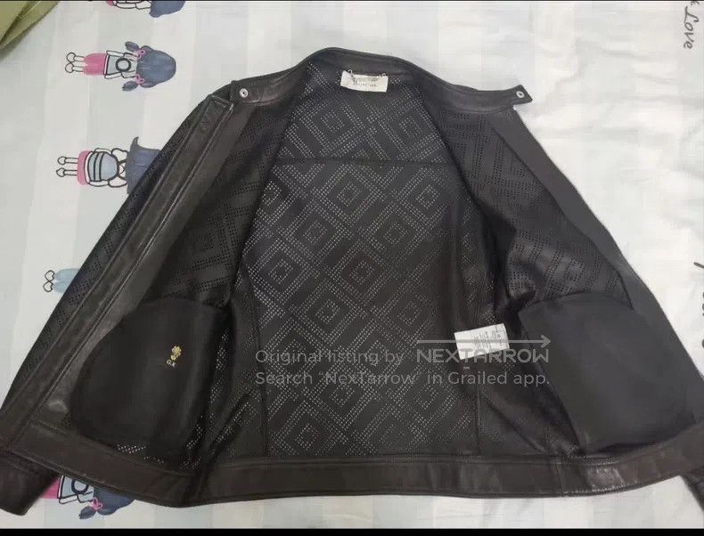 Versace Versace Hollow motorcycle jacket leather jacket Size US M / EU 48-50 / 2 - 3 Thumbnail