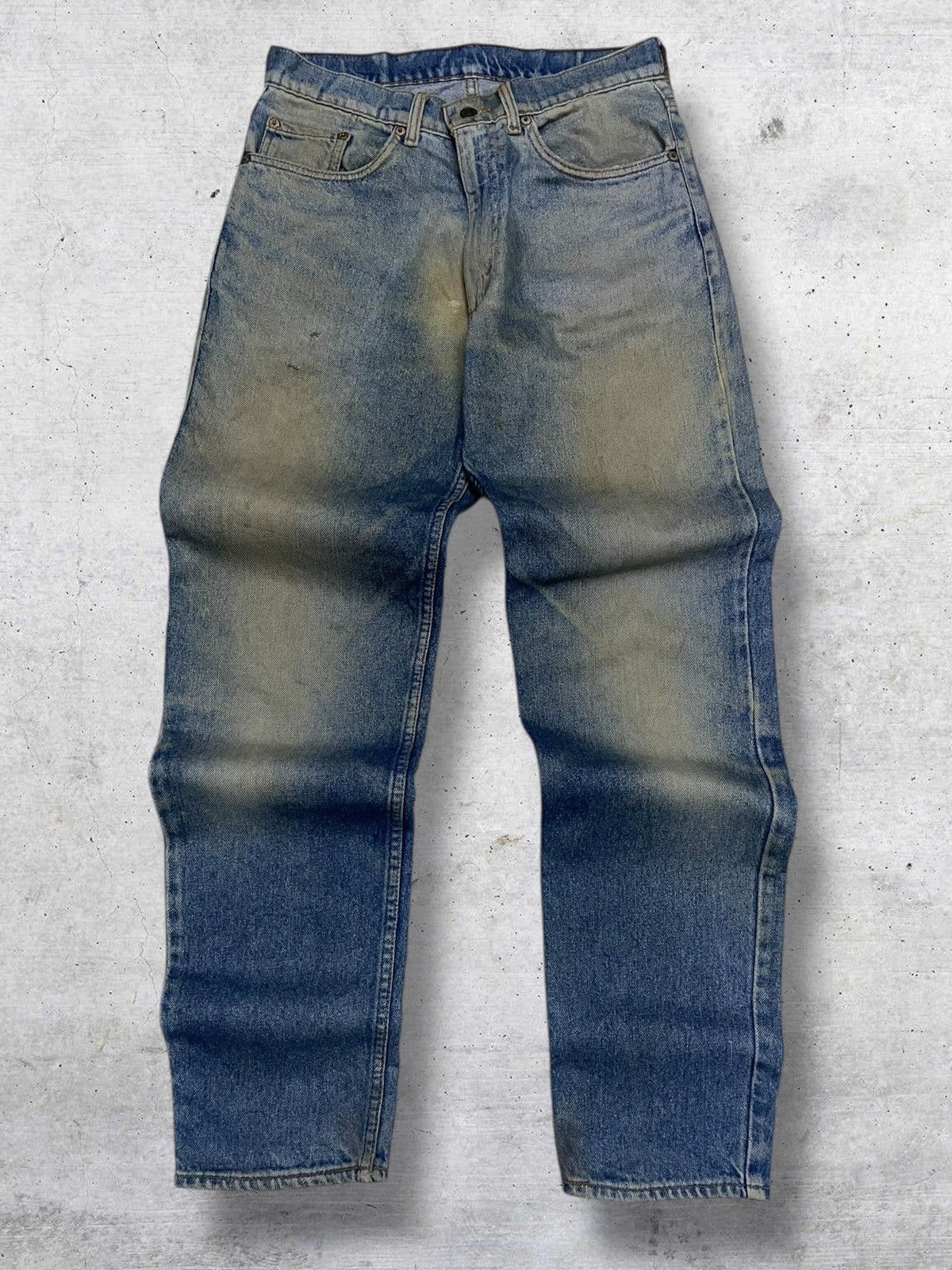 Levi's Vintage Clothing VINTAGE 516 90S DESIGNER OG LEVIS MUDWASH DISTRESSED DENIM Size US 29 - 1 Thumbnail
