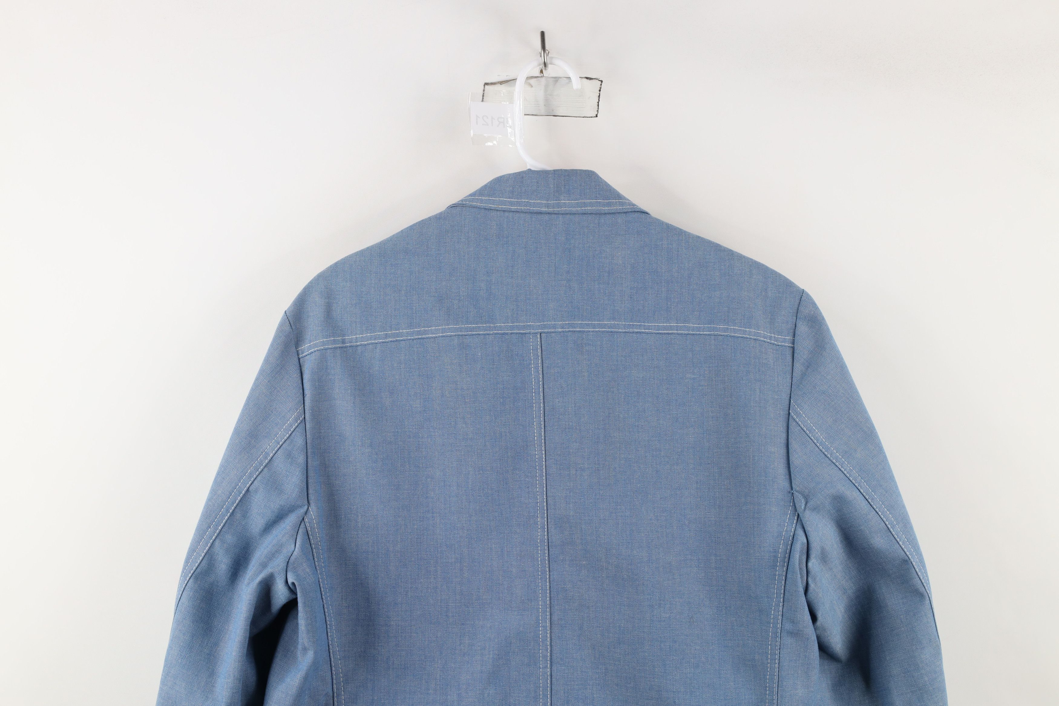 Vintage Vintage 70s Streetwear Denim 2 Button Suit Coat Jacket USA Size US L / EU 52-54 / 3 - 13 Thumbnail