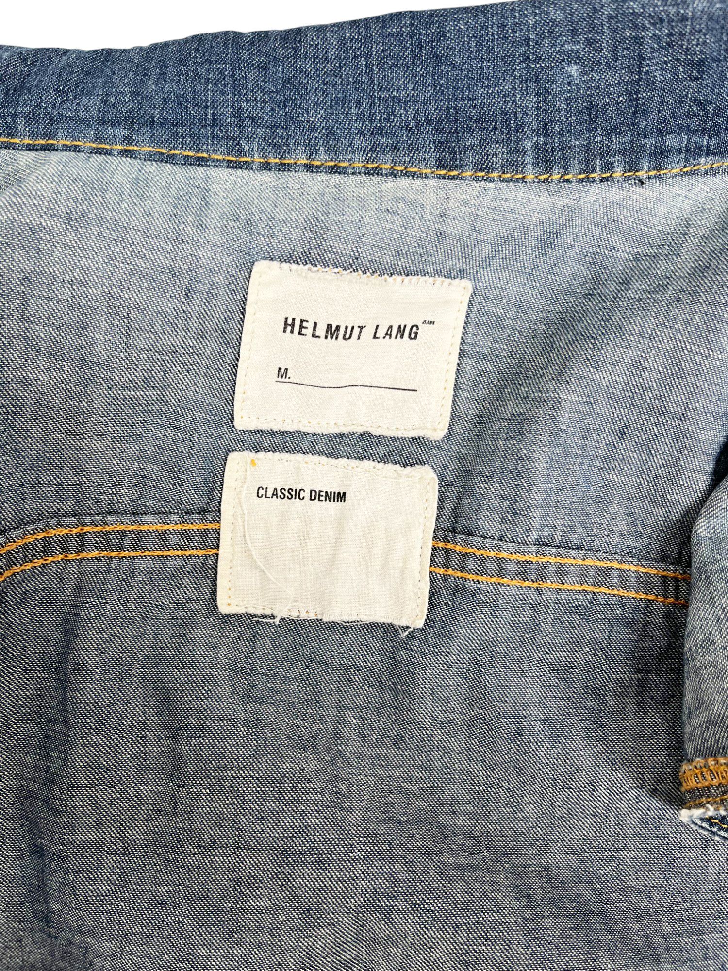Helmut Lang Denim Blue Gilet Size US L / EU 52-54 / 3 - 8 Thumbnail