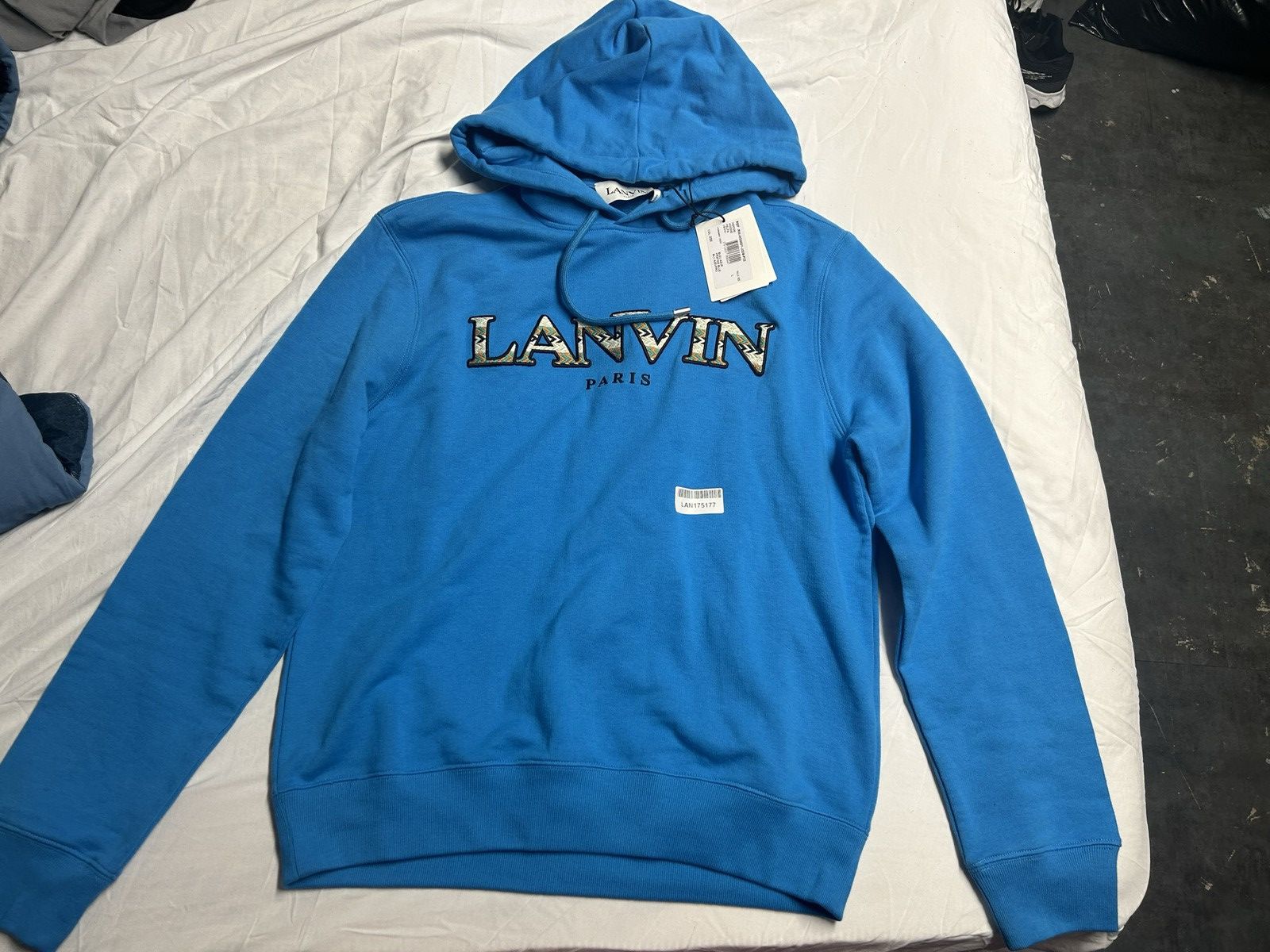 Lanvin Blue lanvin hoodie Size US L / EU 52-54 / 3 - 1 Thumbnail