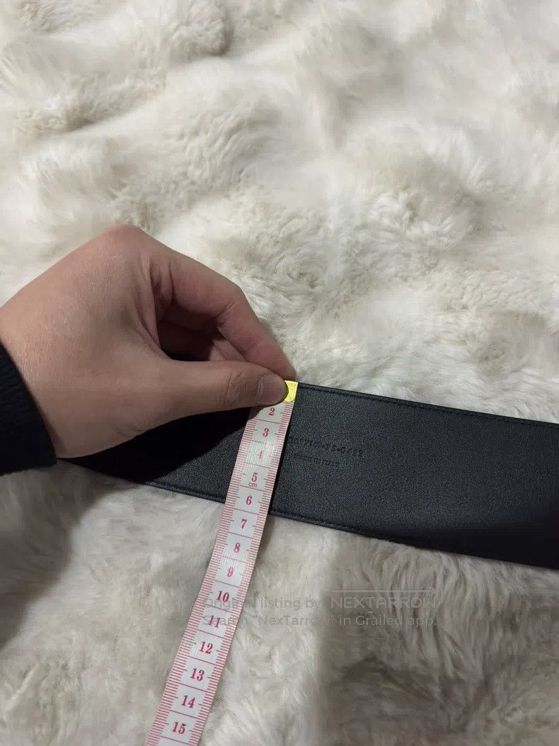 Saint Laurent Paris Saint Laurent Paris size 75 Black Gold Women's Belt Leathe Size ONE SIZE - 8 Thumbnail