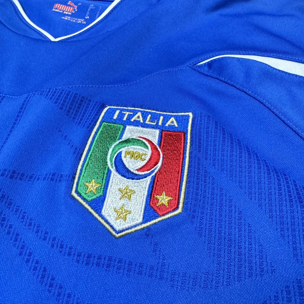 Puma Italy 10/12 home shirt #6 De Rossi Size US L / EU 52-54 / 3 - 6 Thumbnail