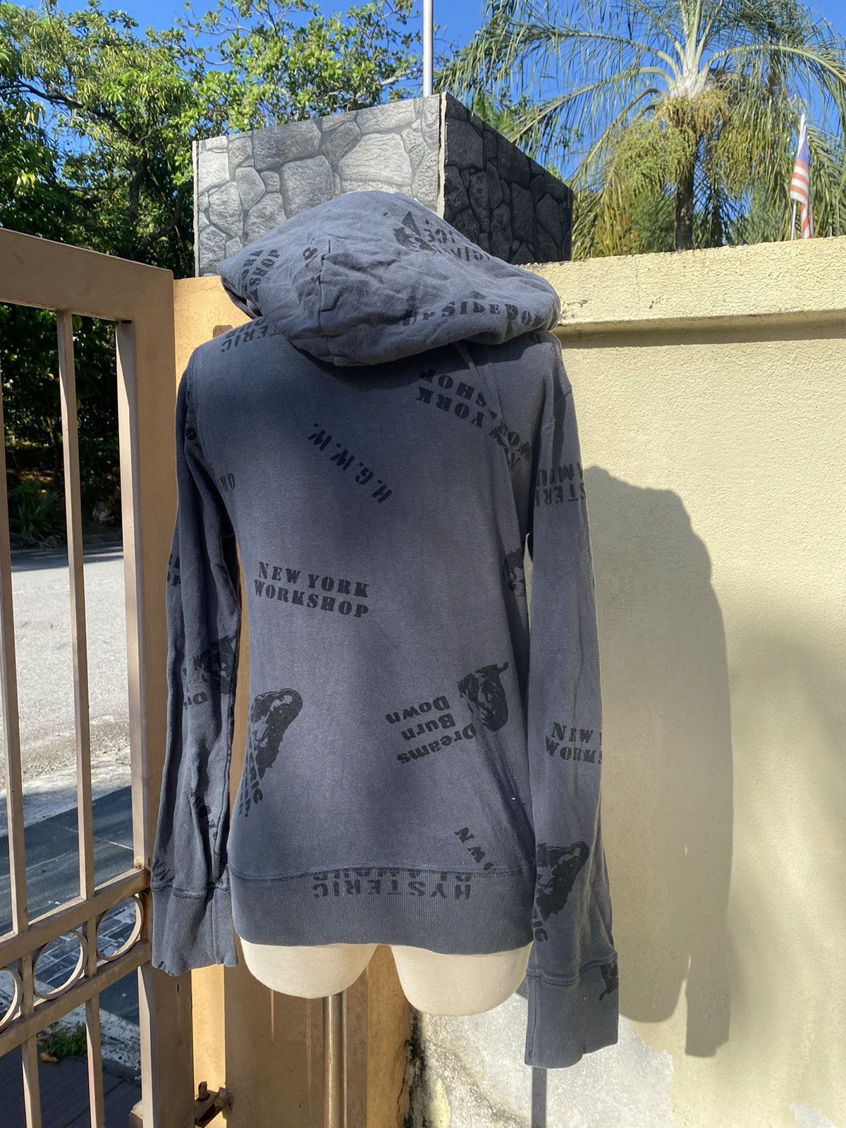 Hysteric Glamour stencil over print hoodie Size M / US 6-8 / IT 42-44 - 4 Thumbnail