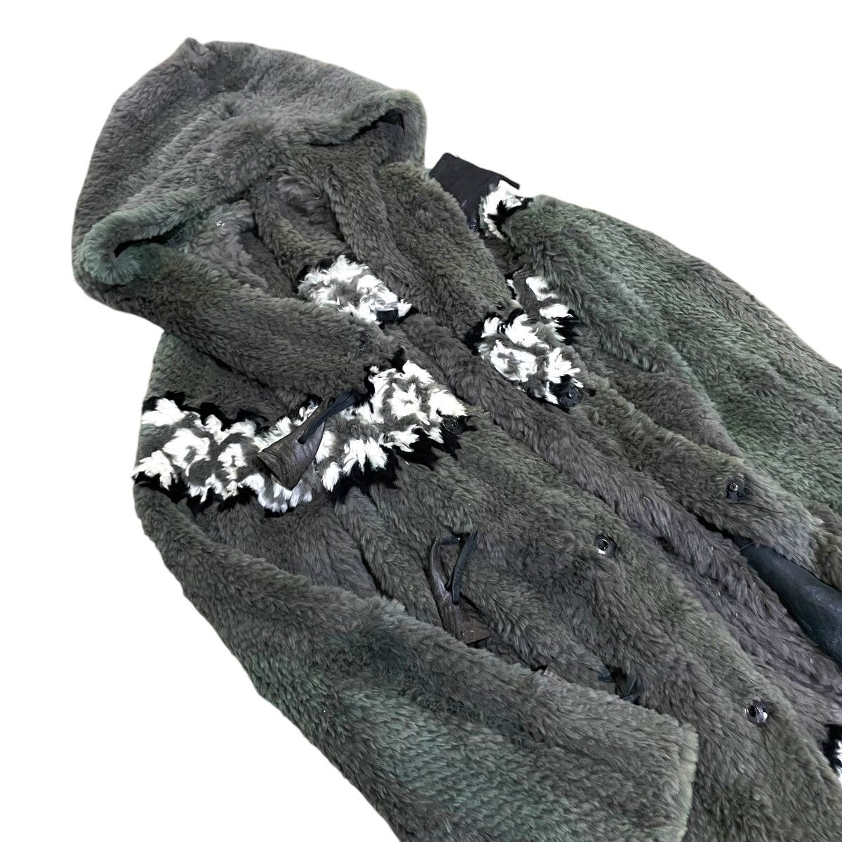 Isamu Katayama Backlash 💰BINDING💰 ISAMU KATAYAMA BACKLASH FUR RABBIT DUFFLE JACKET Size US L / EU 52-54 / 3 - 11 Thumbnail