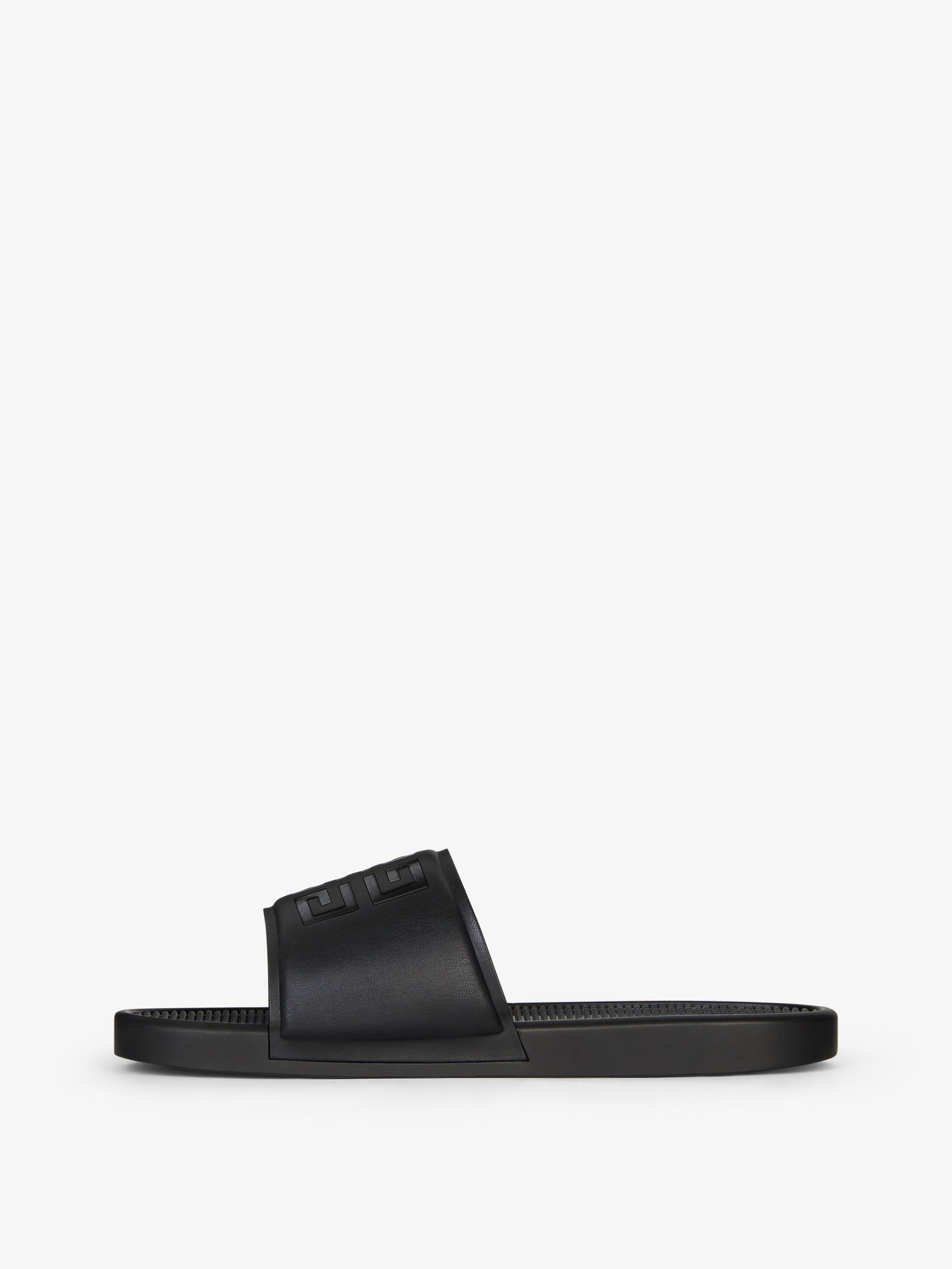 Givenchy o1w1db10325 Slide Scratch Flat Sandals in Black Size US 7 / EU 40 - 2 Thumbnail