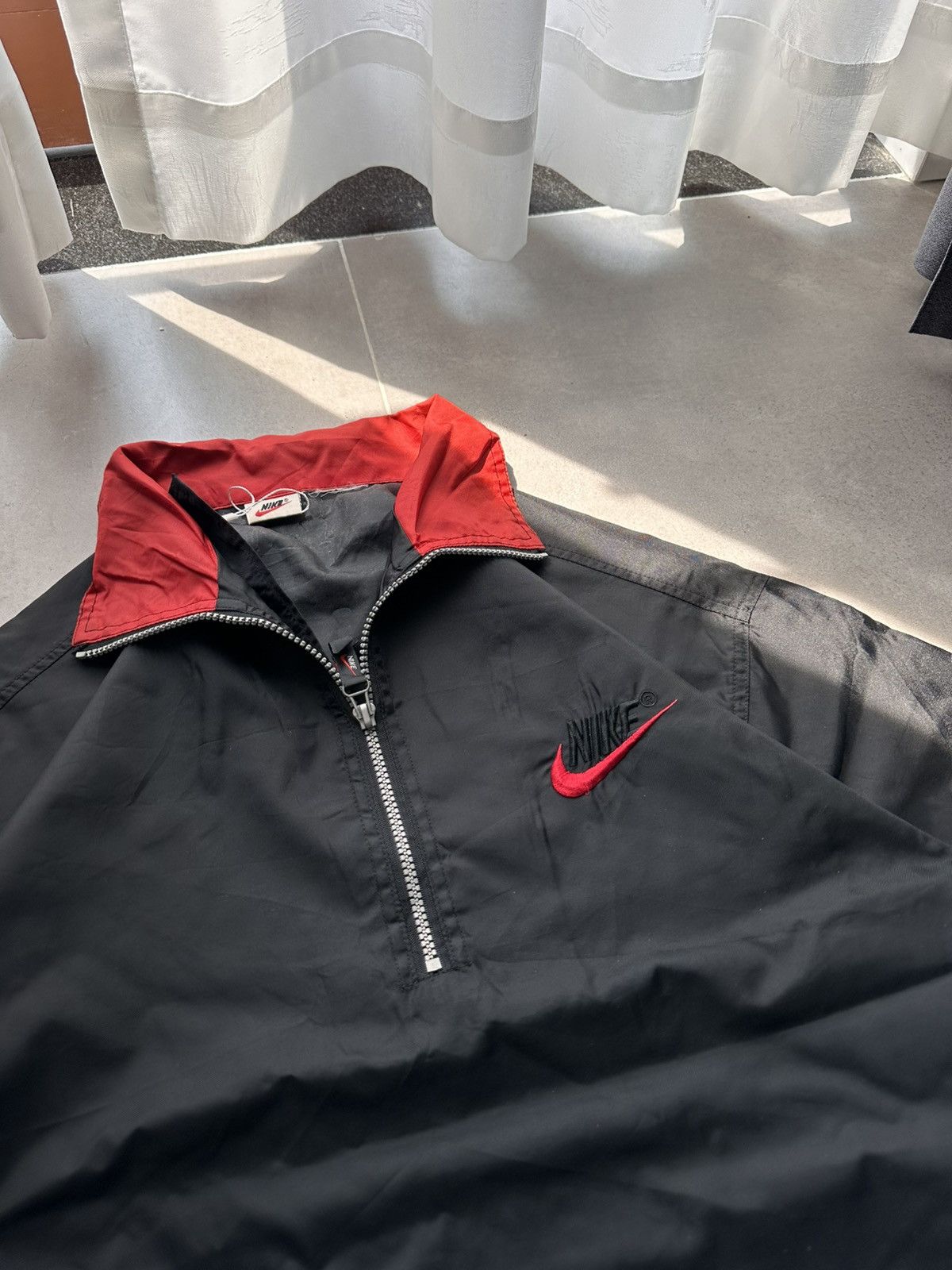 Nike × Vintage NIKE VINTAGE DOUBLE SWOOSH STREETWEAR LIGHT JACKET Size US L / EU 52-54 / 3 - 3 Thumbnail