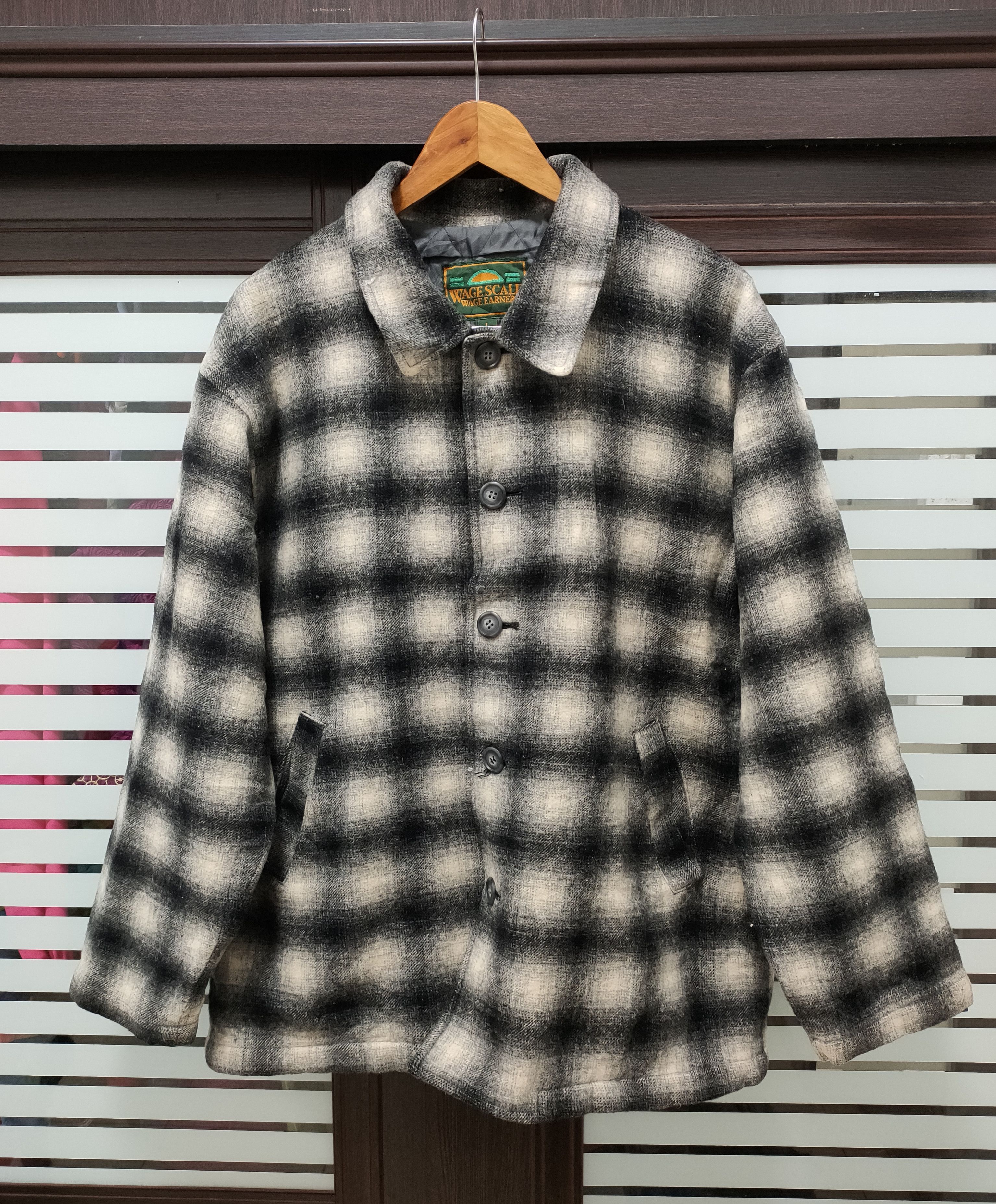 Vintage 💥Plaid Wage Scale Wage Earner Wool Flannel 💥 Size US L / EU 52-54 / 3 - 5 Thumbnail