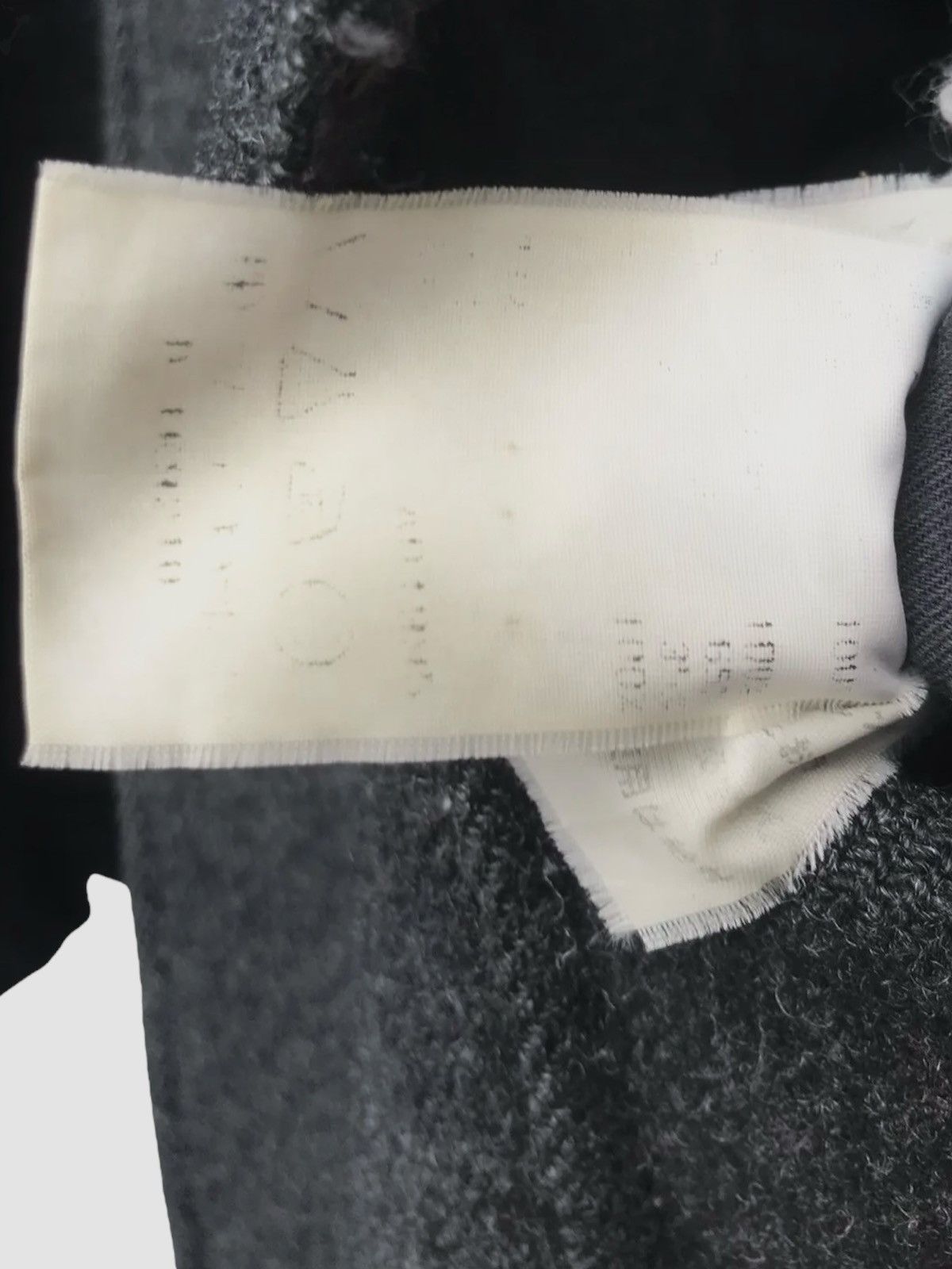 Comme des Garcons Homme Plus Archive AD1995 CdG Homme Plus Leather Collar Wool Coat Size US M / EU 48-50 / 2 - 15 Thumbnail