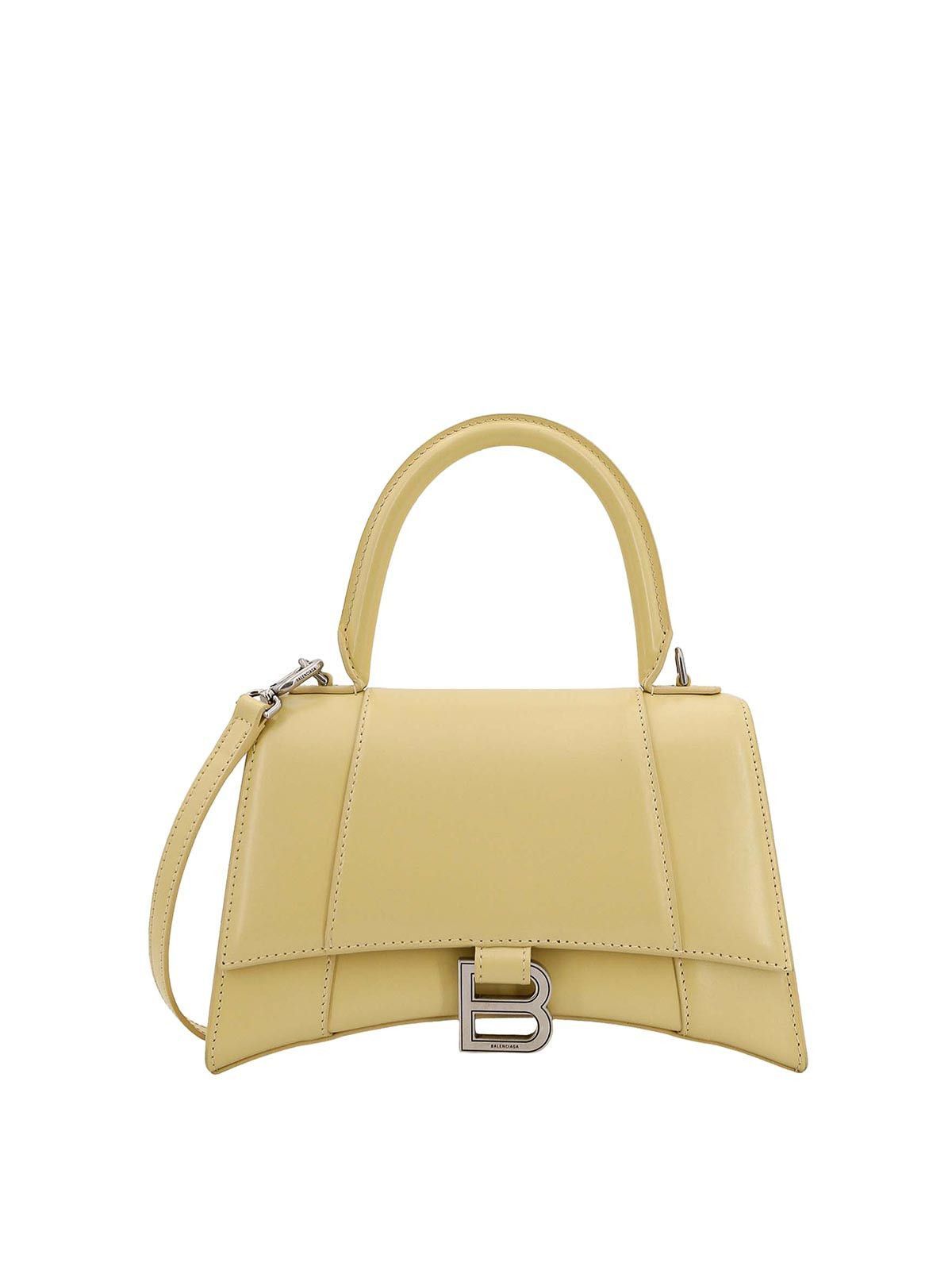 Balenciaga Hourglass Small Hand bag in Yellow Size ONE SIZE - 1 Thumbnail