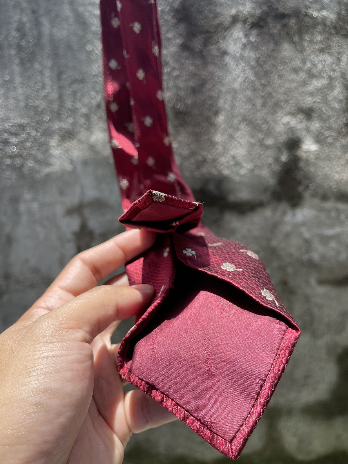 Chanel Chanel Silk Necktie Size ONE SIZE - 2 Thumbnail