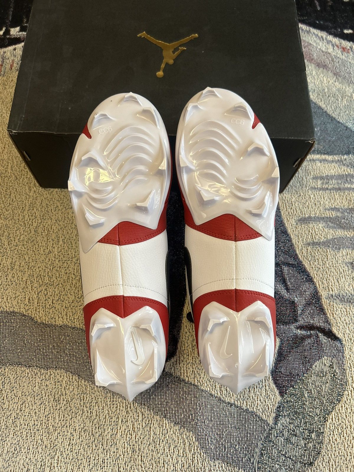 Nike Jordan 1 Low TD Cleat Size US 12 / EU 45 - 6 Thumbnail