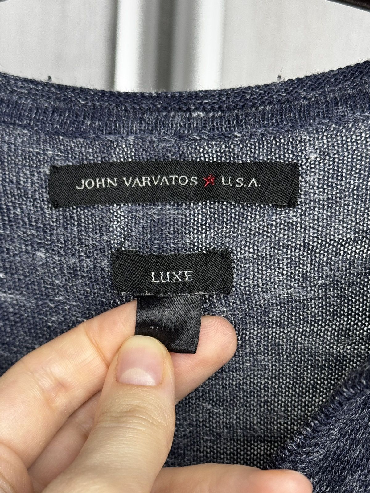 John Varvatos John Varvatos U.S.A Luxe Linen blend henley pullover sz M Size US M / EU 48-50 / 2 - 10 Thumbnail