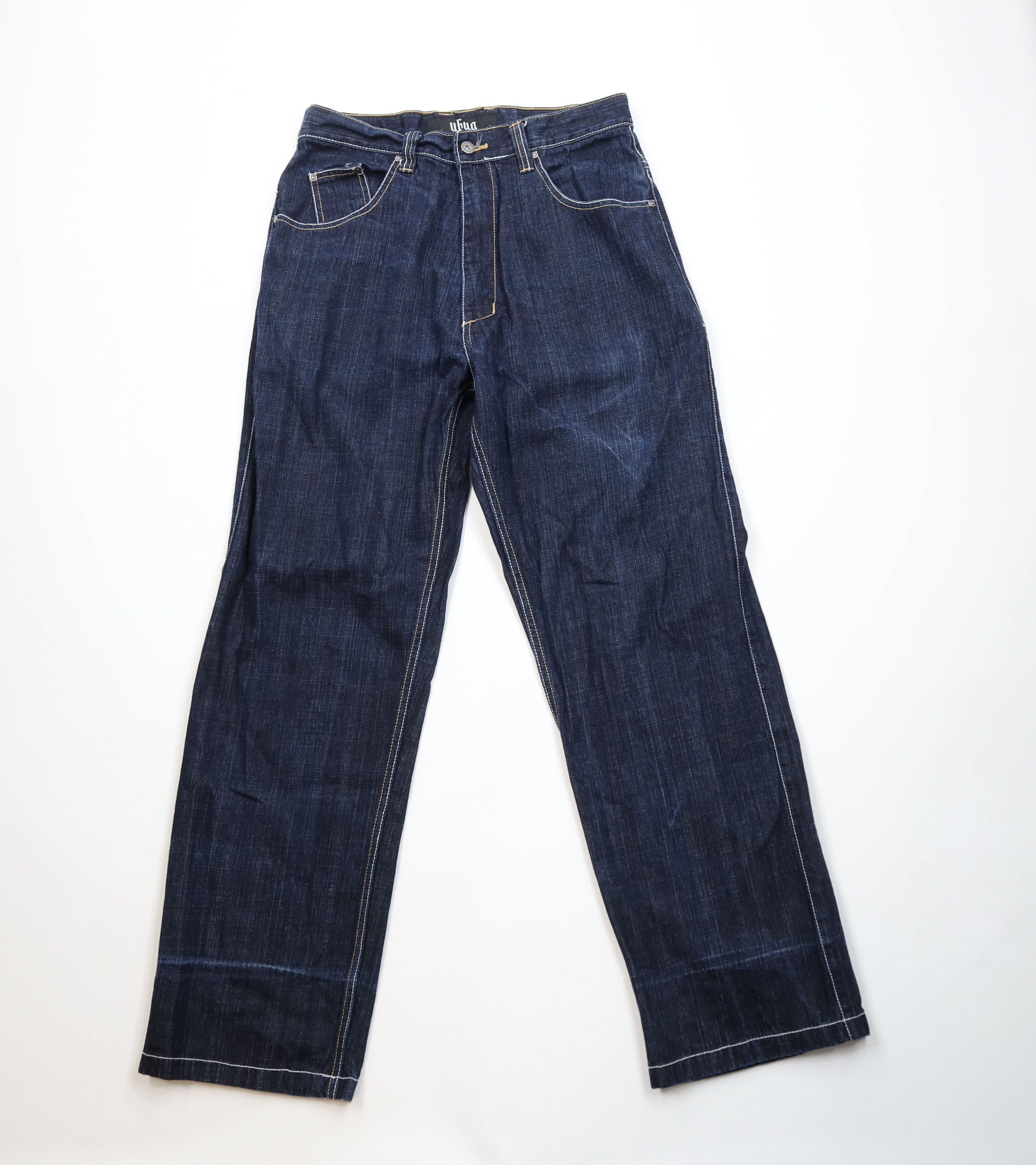 Vintage Vintage 90s Y2K Streetwear Baggy Wide Leg Denim Jeans Cotton Size US 32 / EU 48 - 1 Thumbnail