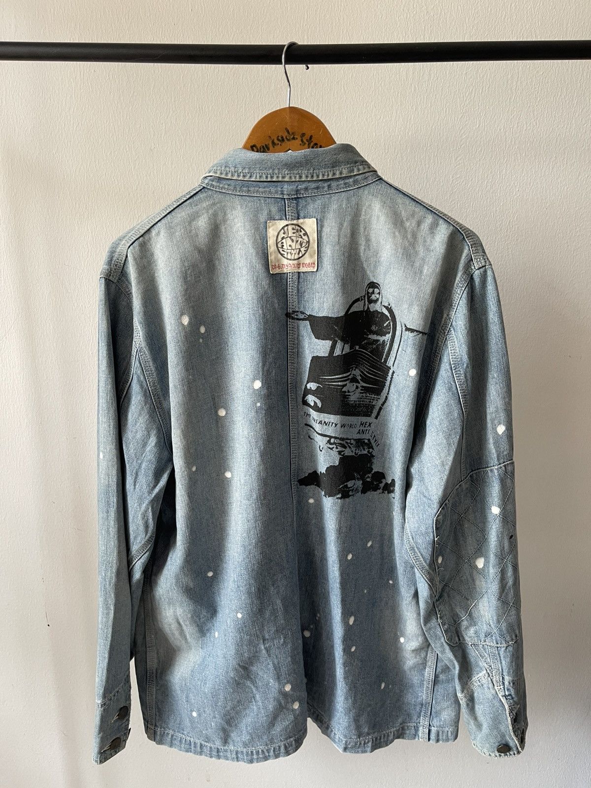 If Six Was Nine Hex antistyle Chore Distressed boro Jacket Size US L / EU 52-54 / 3 - 7 Thumbnail