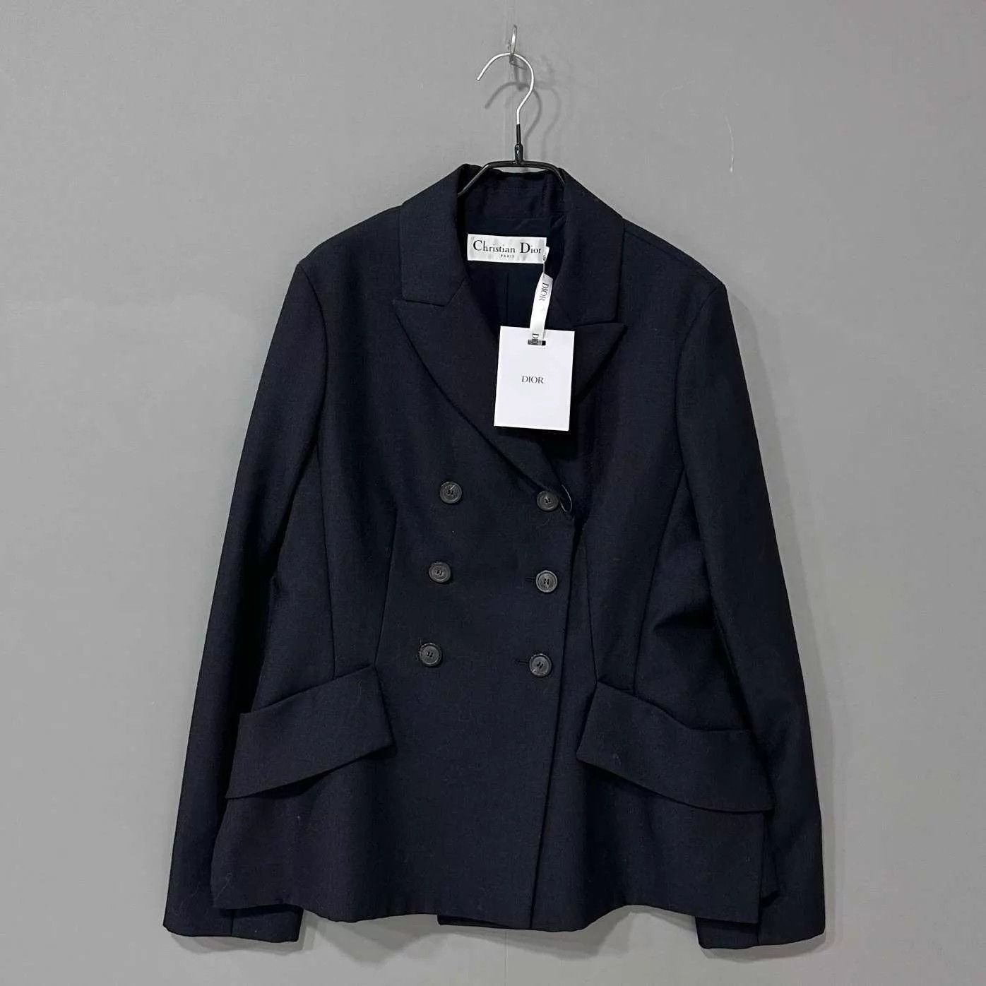 Dior Dior black double-breasted tailored blazer 44 EU Size L / US 10 / IT 46 - 1 Thumbnail