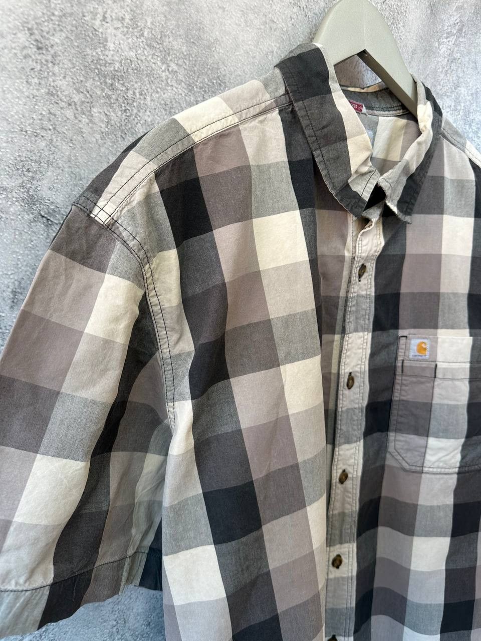 Carhartt Carhartt Plaid Short Sleeve Button Up Shirt Workwear Size US XXL / EU 58 / 5 - 4 Thumbnail