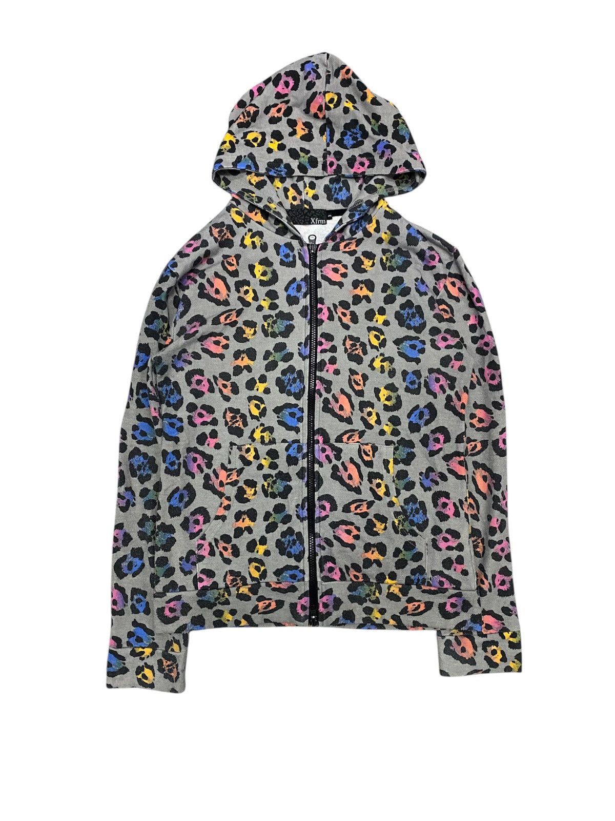 5351 POUR LES HOMMES 2000s X-FRM Japan Skull munticolor hoodie Size US M / EU 48-50 / 2 - 1 Thumbnail