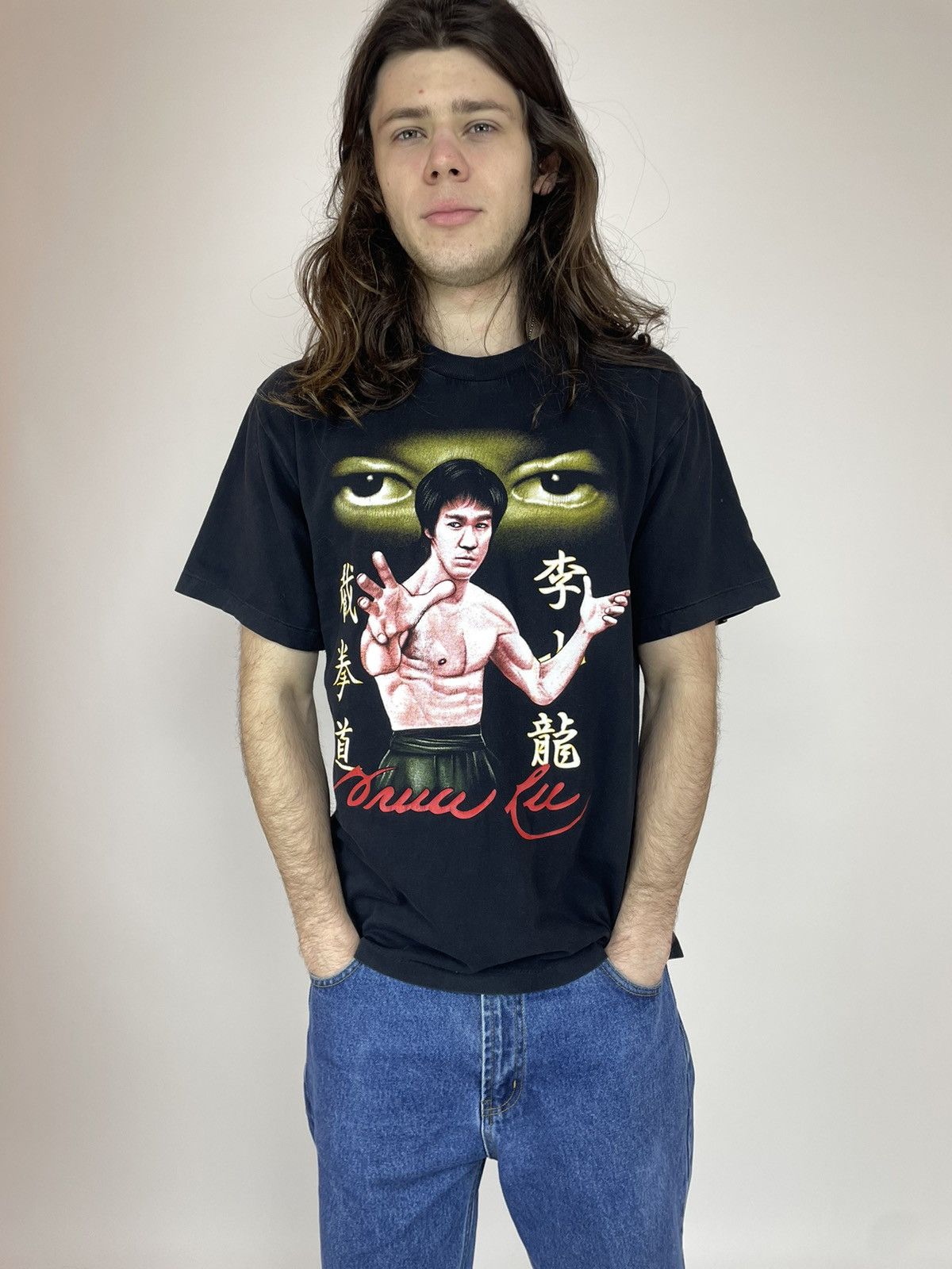 Vintage Vintage Bruce Lee Metal Heaven T-Shirt Size L Size US L / EU 52-54 / 3 - 6 Thumbnail