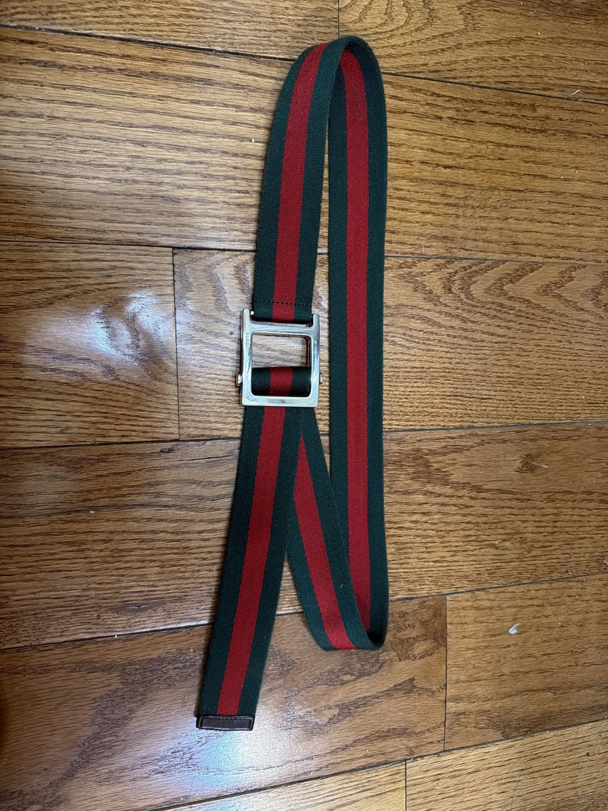 Gucci Gucci Canvas Belt Size 34 - 1 Thumbnail