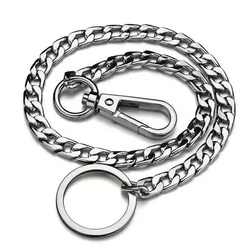 Jewelry 42CM Long Metal Keychain Wallet Size ONE SIZE - 1 Thumbnail