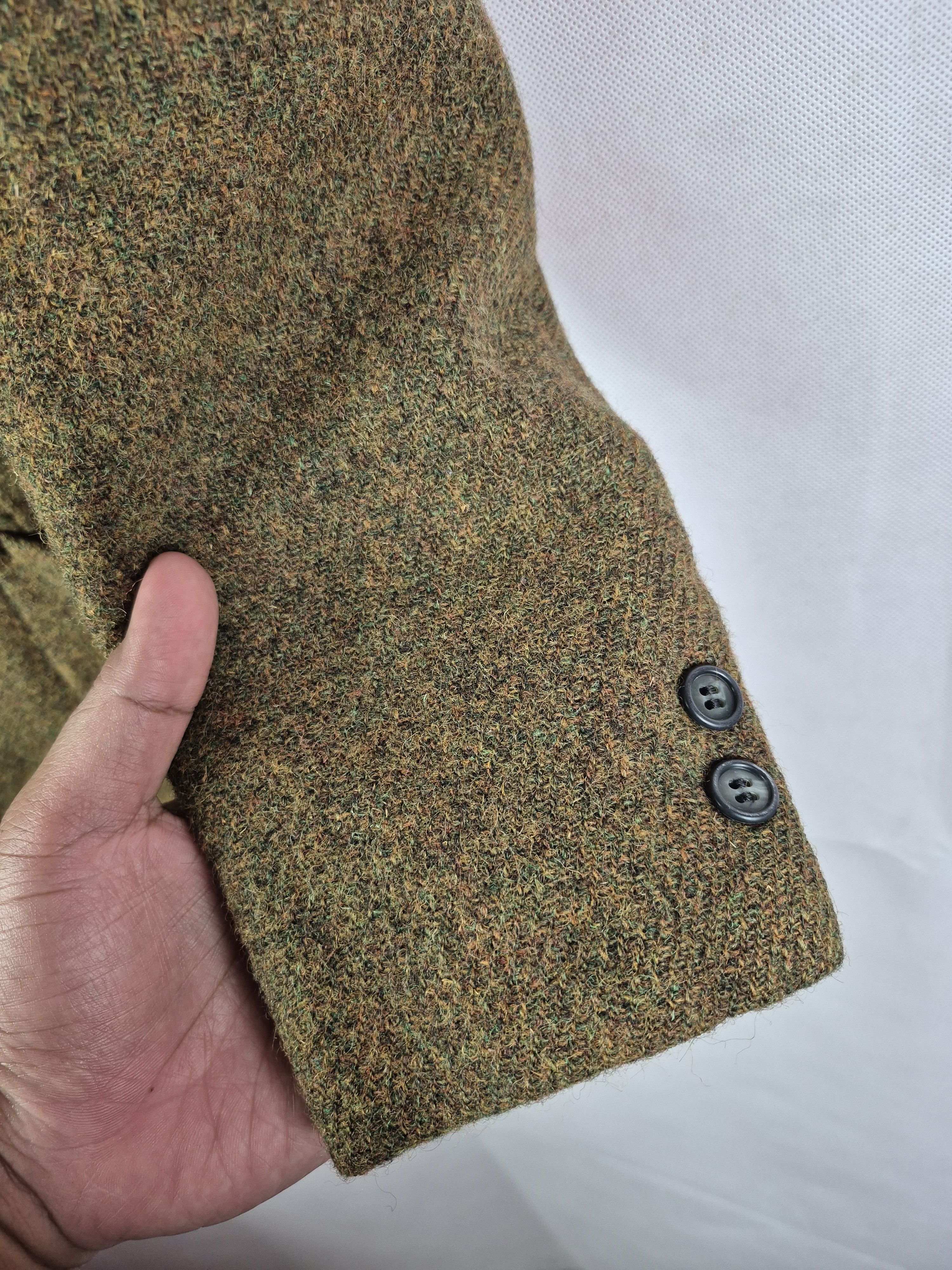 Harris Tweed 🔥 Harris Tweed Hand Woven Light Weight Suits Blazer Coat Size 40R - 6 Thumbnail