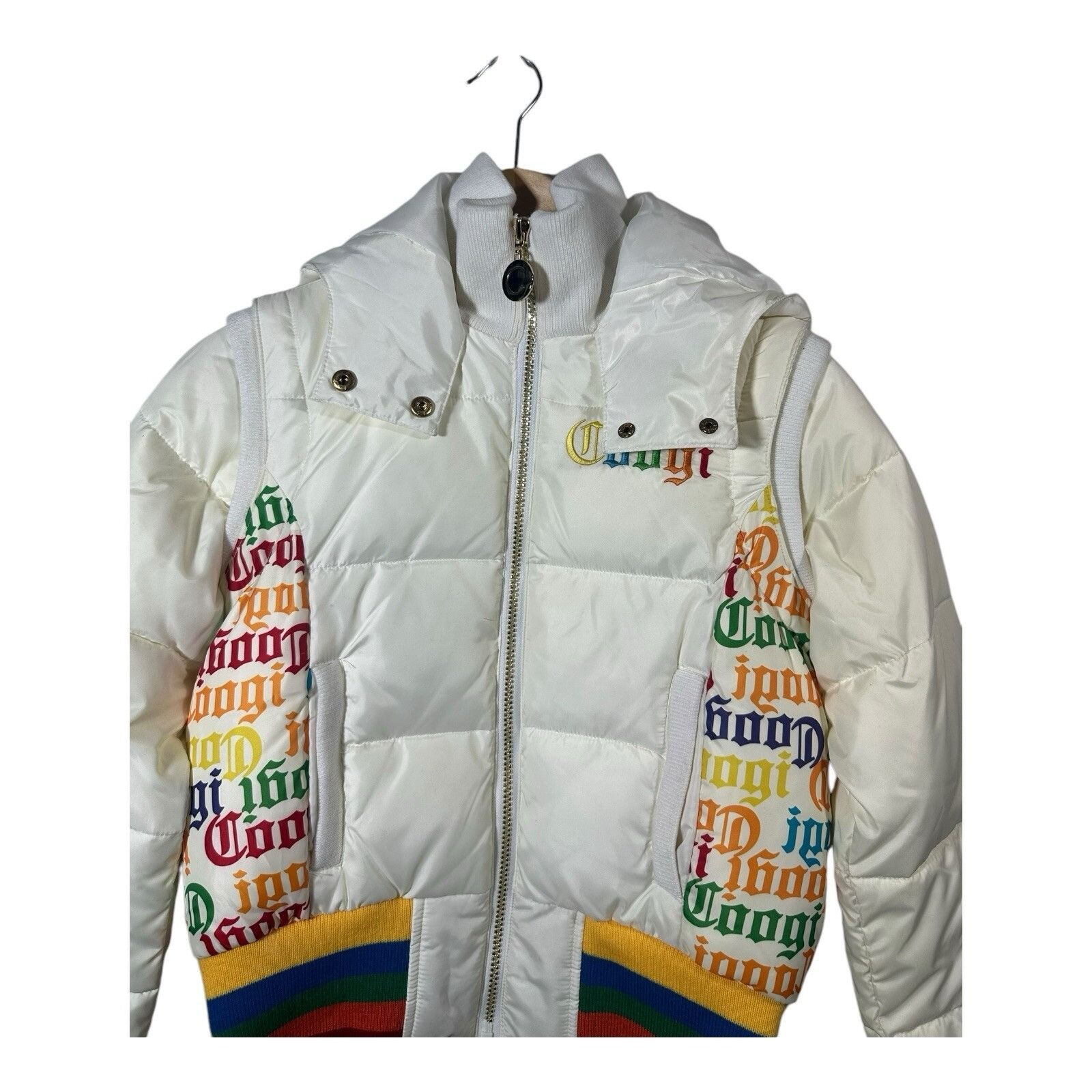 Coogi Vintage Coogi Rainbow Multicoloured Y2K Jacket 90’s 2000’s H Size S / US 4 / IT 40 - 2 Thumbnail