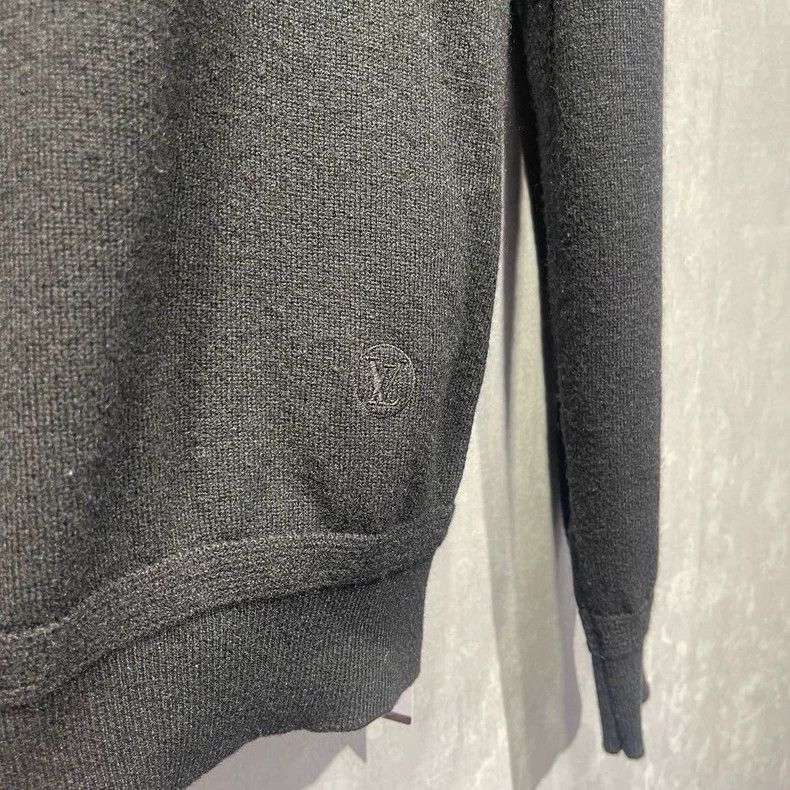 Louis Vuitton Louis Vuitton Black wool sweater Size US L / EU 52-54 / 3 - 3 Thumbnail