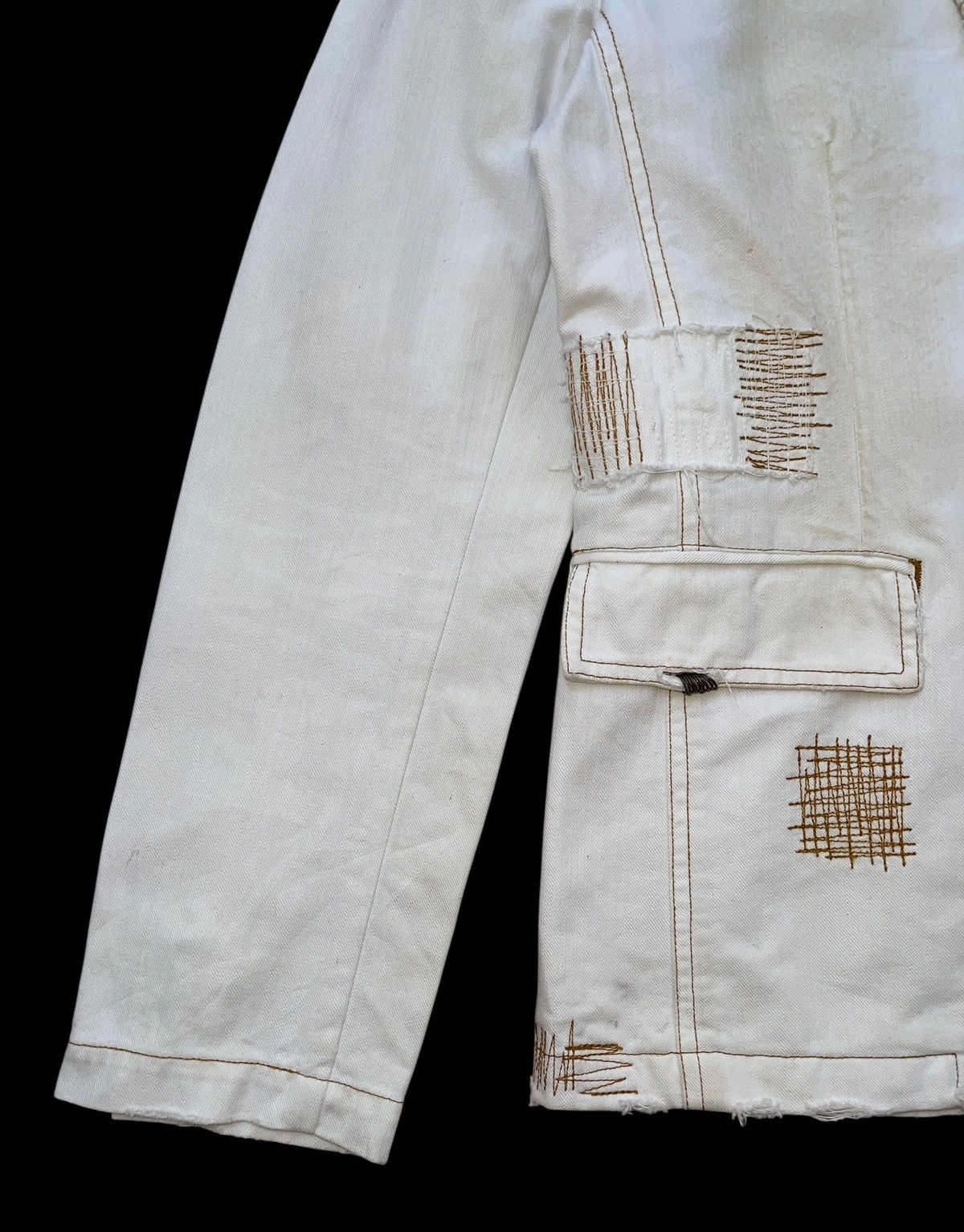 In The Attic Distressed Studs Dirty Pattern Chore Jacket Size US M / EU 48-50 / 2 - 11 Thumbnail