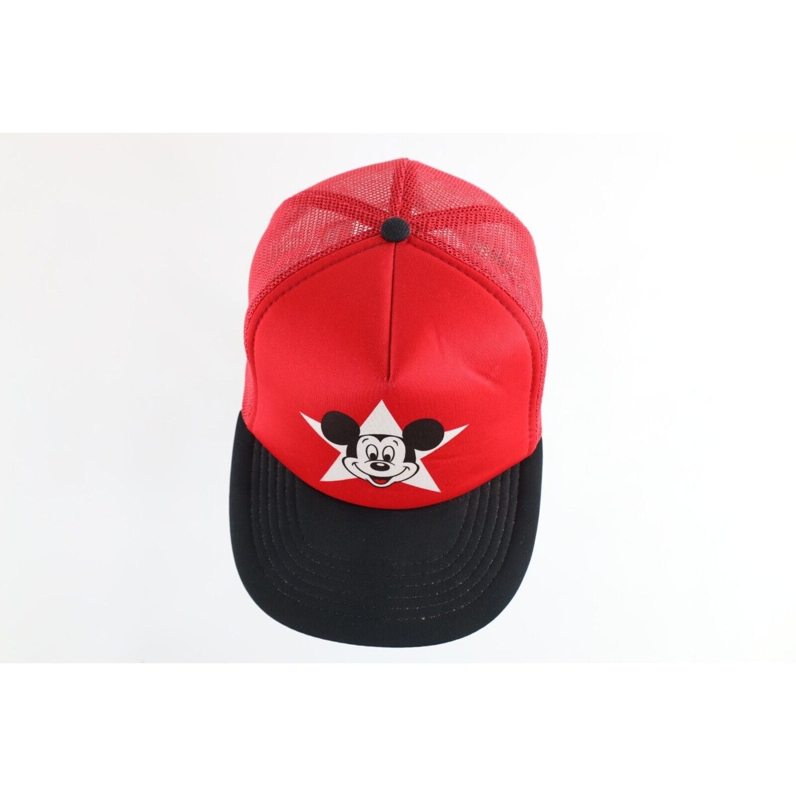 Disney Vintage 90s Disney Russia Star Mickey Mouse Trucker Hat Cap Size ONE SIZE - 5 Thumbnail