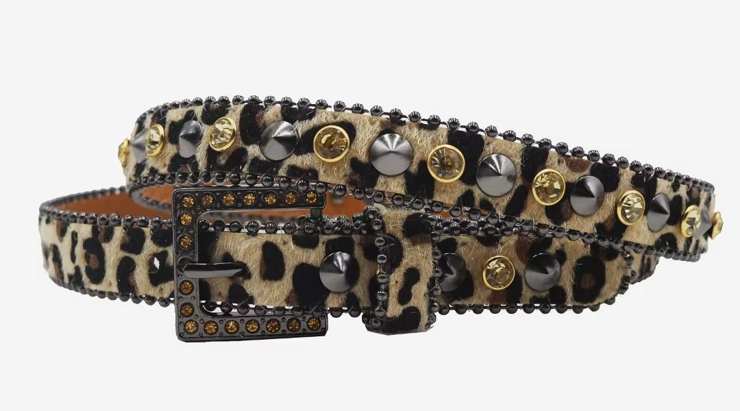 Vintage The rhine and the spiky yellow lux belts Size ONE SIZE - 1 Preview
