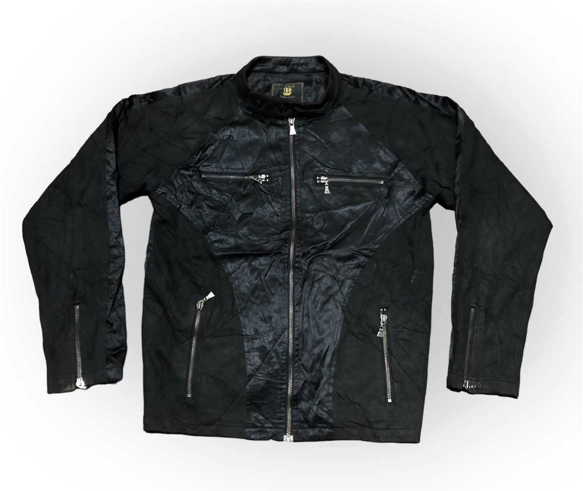 Beams Biker Jacket Bell Zipper