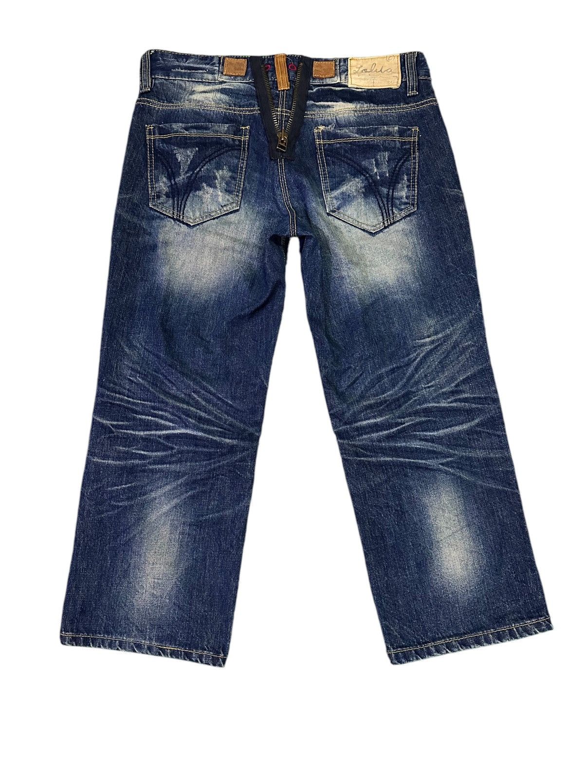 Japanese Brand 💥Lolita Denim💥 Denim Lolita Crazy Design 💥 Size US 34 / EU 50 - 3 Thumbnail