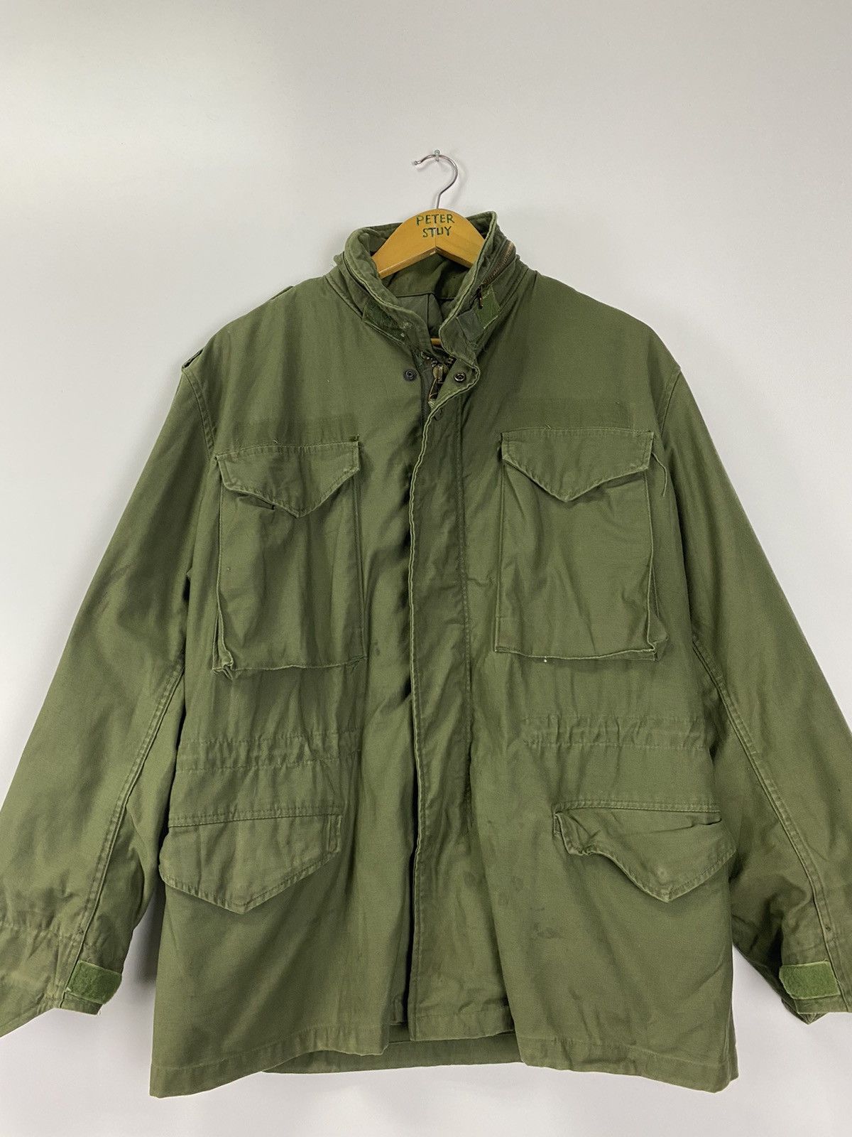 Vintage Vintage 80s Military Jacket Size US L / EU 52-54 / 3 - 3 Thumbnail
