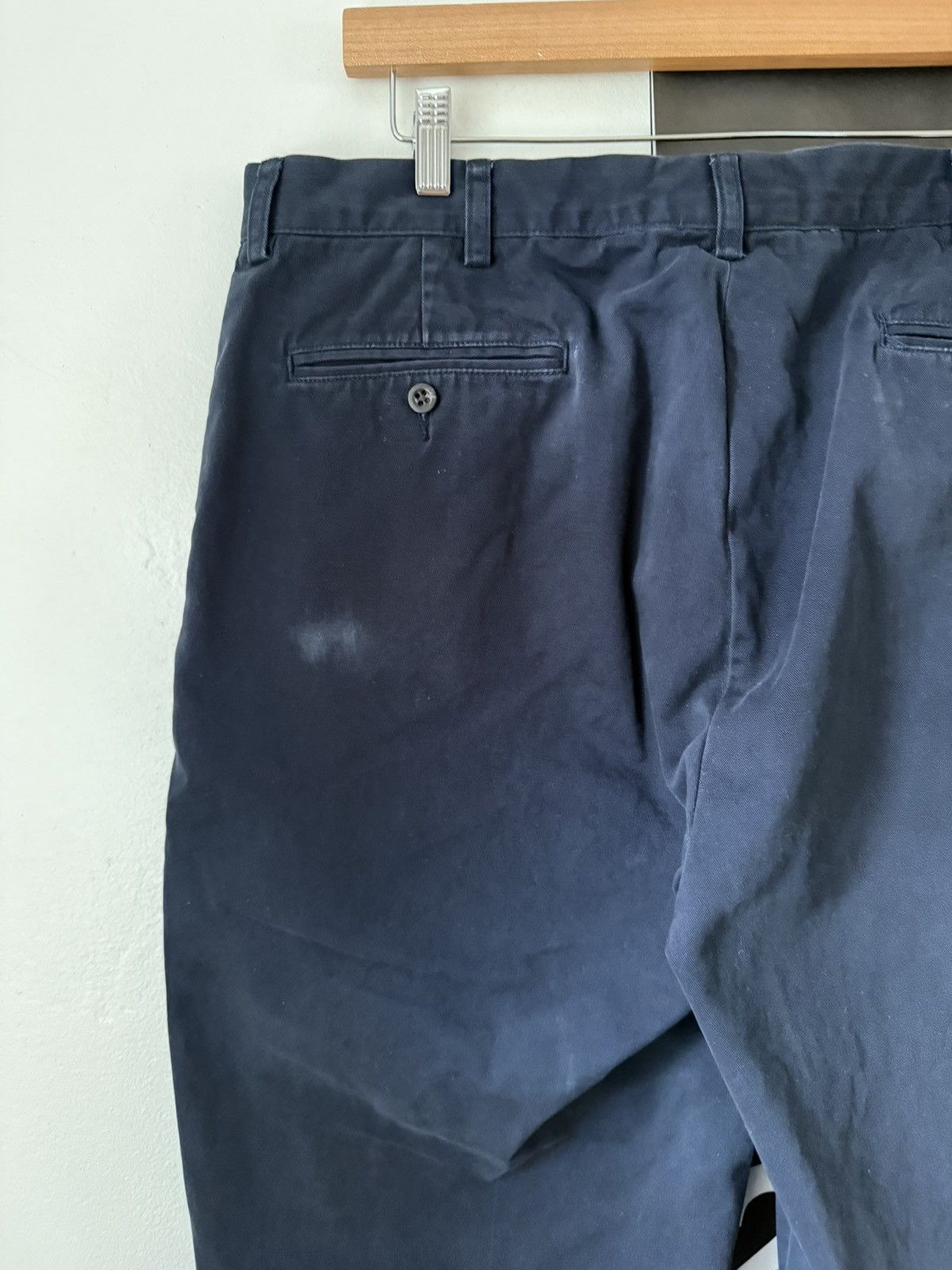 Polo Ralph Lauren Vintage 00s Navy Prospect Pant Chino 100% Cotton Size US 38 / EU 54 - 7 Thumbnail