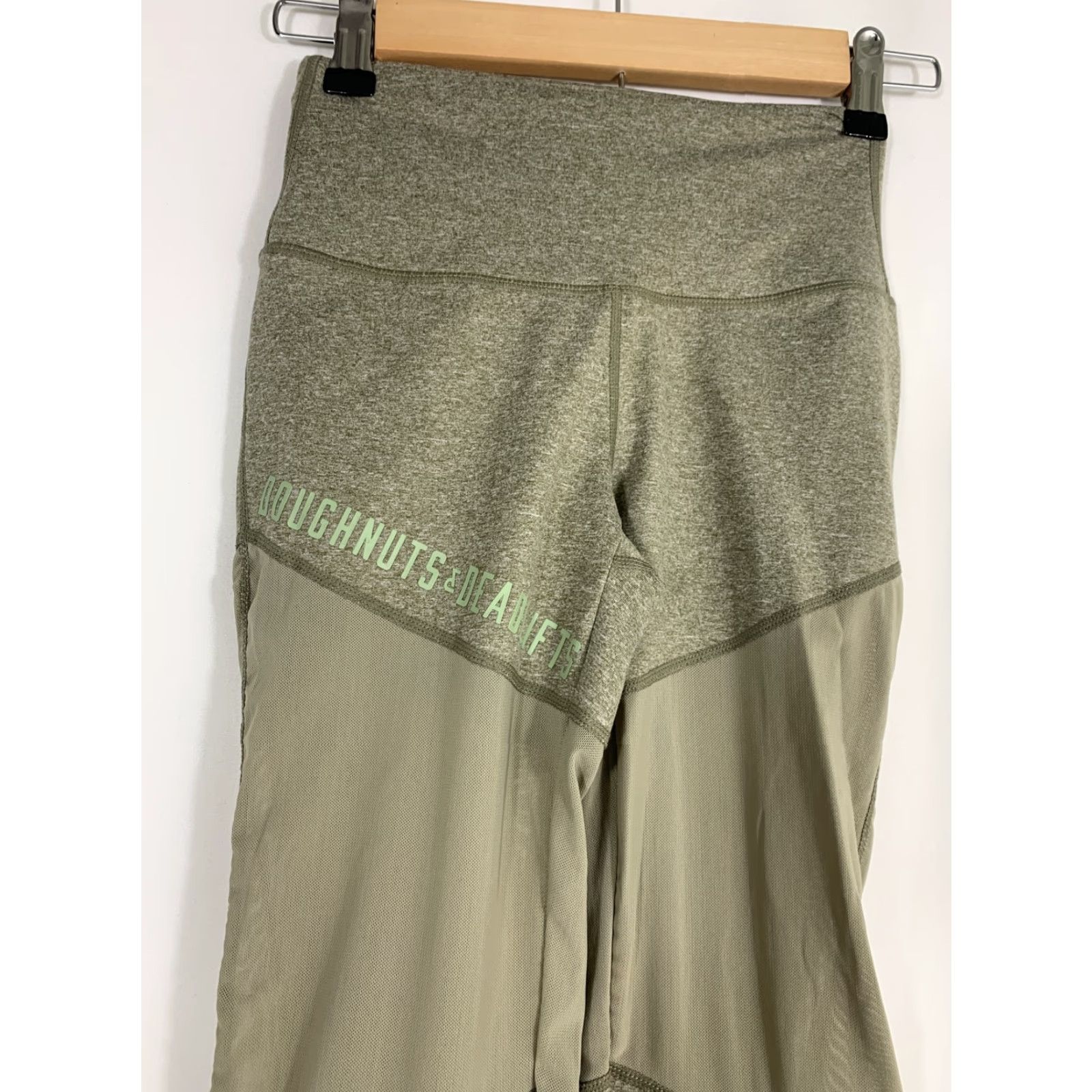 Vintage **Doughnuts And Deadlifts XS Green Leggings Breathable** User: Doughnuts And Deadlifts XS Green Leggings Breathable Size 26" / US 2 / IT 38 - 3 Thumbnail