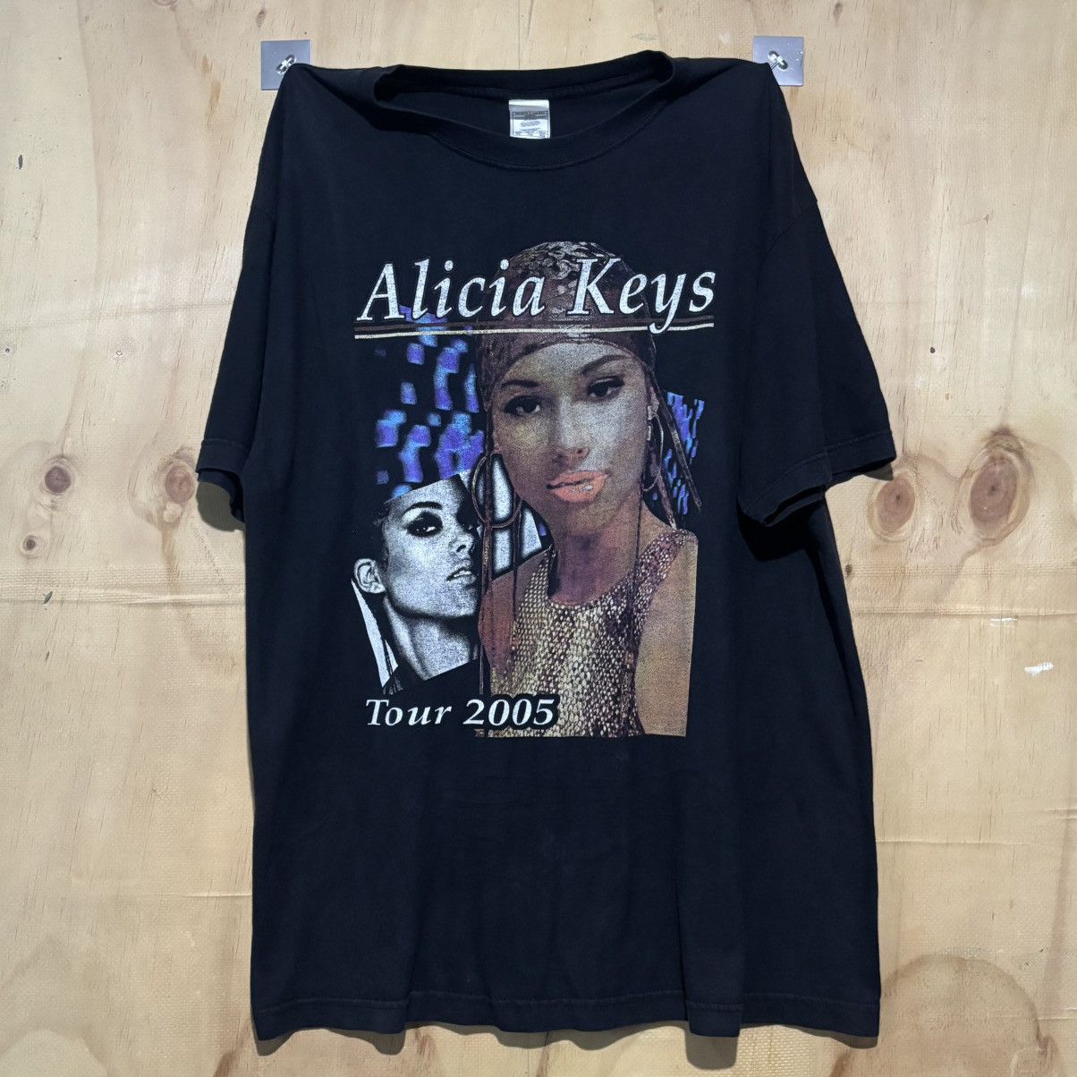 Rap Tees RARE 2005 Alicia Keys Diary Tour Raptee Size US XL / EU 56 / 4 - 1 Thumbnail