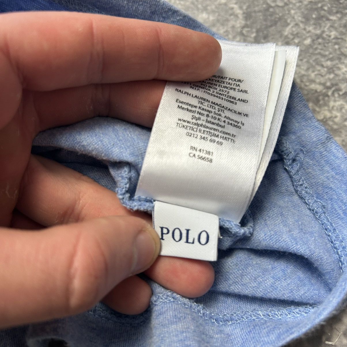 Polo Ralph Lauren Mens Polo Ralph Lauren Big Pony blue 3 logo y2k tee Size US L / EU 52-54 / 3 - 9 Thumbnail