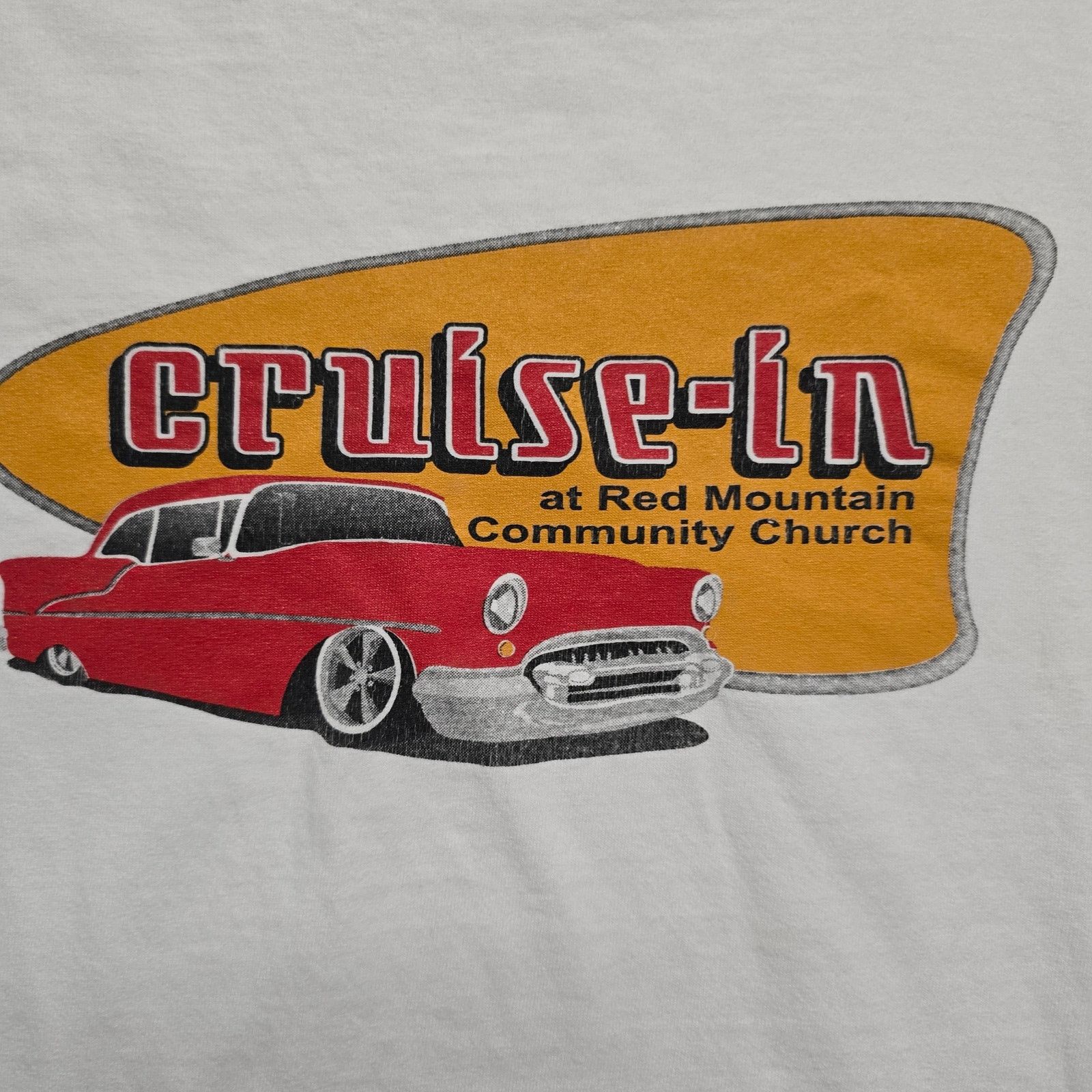 Other Cruise-in Car Meet Shirt Red Mountain Car Show Whit XL Tee Size US XL / EU 56 / 4 - 2 Thumbnail