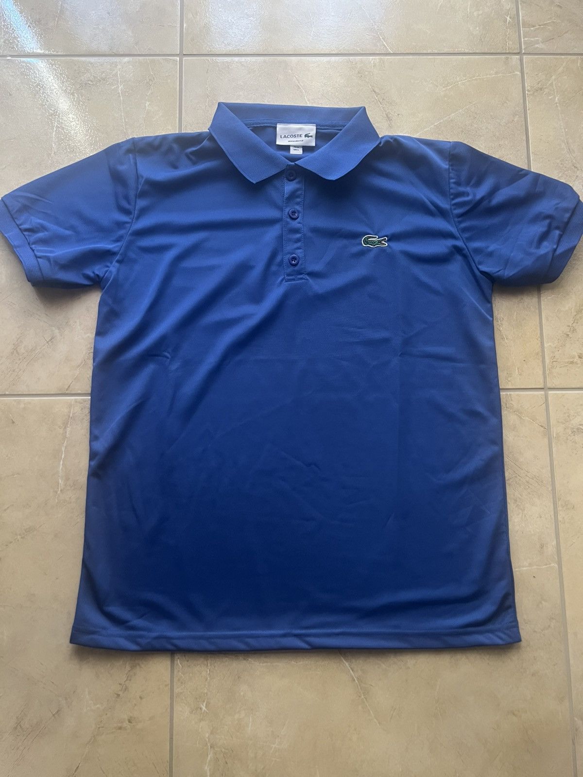 Lacoste Lacoste Blue Polo Size US L / EU 52-54 / 3 - 1 Thumbnail