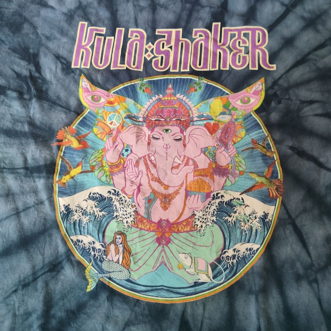 Band Tees kula shaker "natural magick" tie dye Size US XL / EU 56 / 4 - 1 Thumbnail