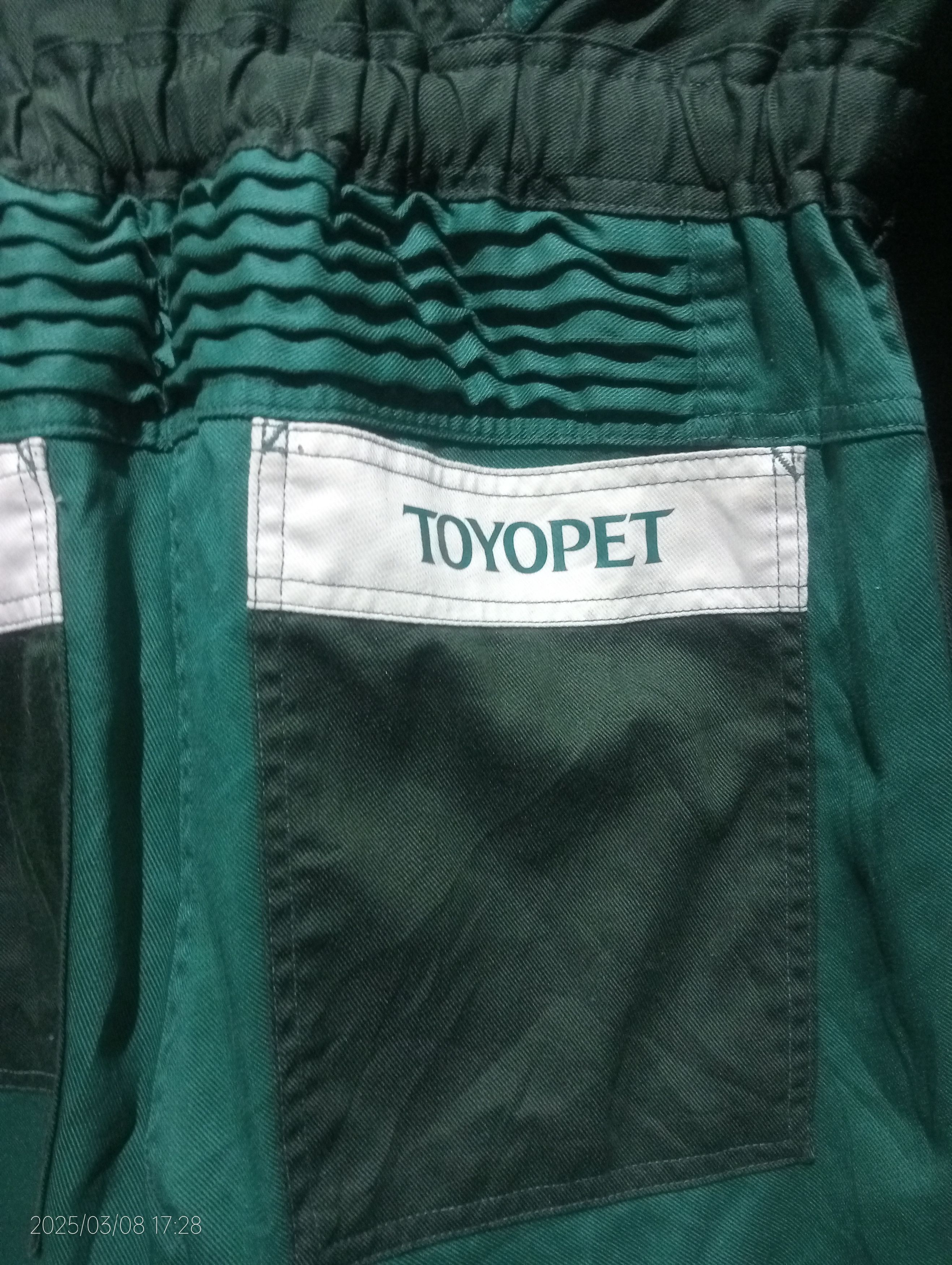 Japanese Brand Vintage '90s Toyota Toyopet Racing Coverall Size US 34 / EU 50 - 5 Thumbnail