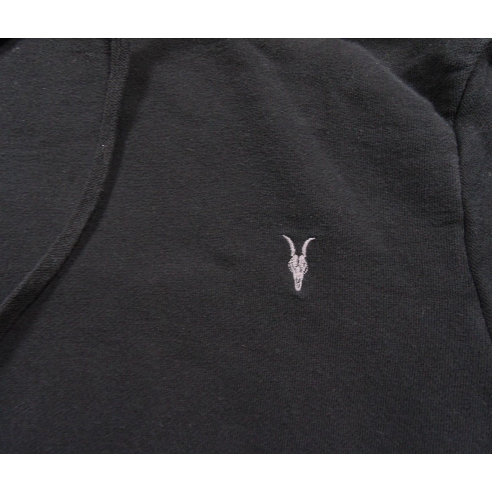 Allsaints AllSaints Hoodie Mens XS Black Pullover Sweatshirt Regular, Logo, Cotton, 10-9- Sleep? Size US XS / EU 42 / 0 - 3 Thumbnail