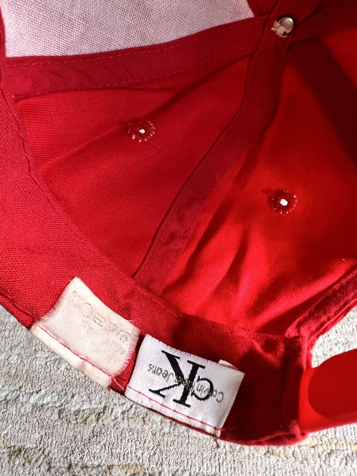 Calvin Klein × Grailed × Vintage 90s Calvin Klein Snapback Size ONE SIZE - 4 Thumbnail