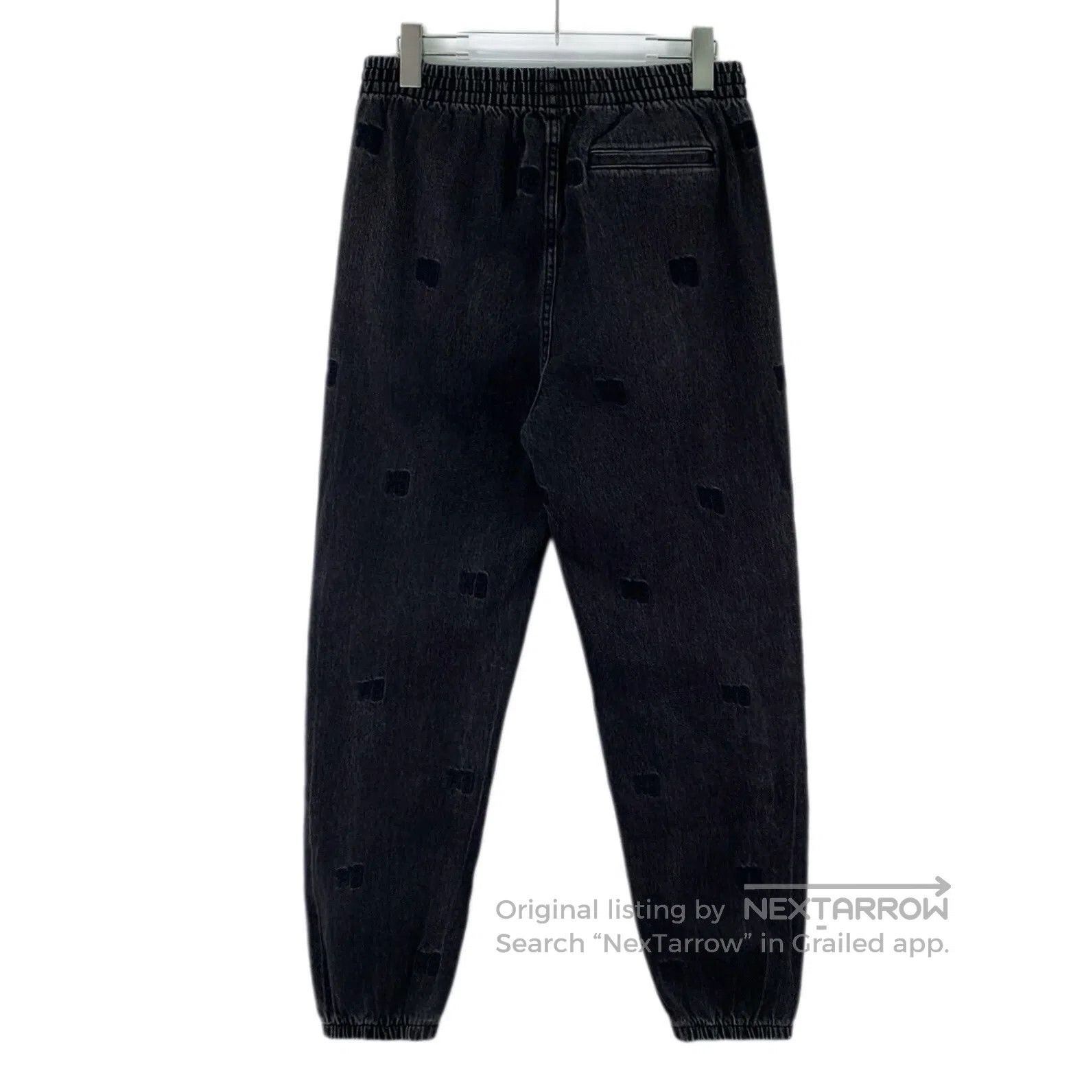 Alexander Wang Alexander Wang size S Black Gray Logo Letter Embroidered C Size US 27 - 2 Thumbnail