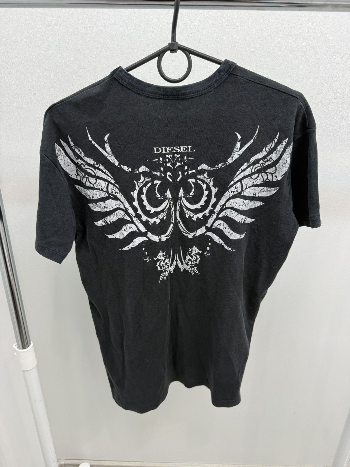 Diesel Diesel Big Logo Eagle Cotton T Shirt Size US L / EU 52-54 / 3 - 1 Thumbnail