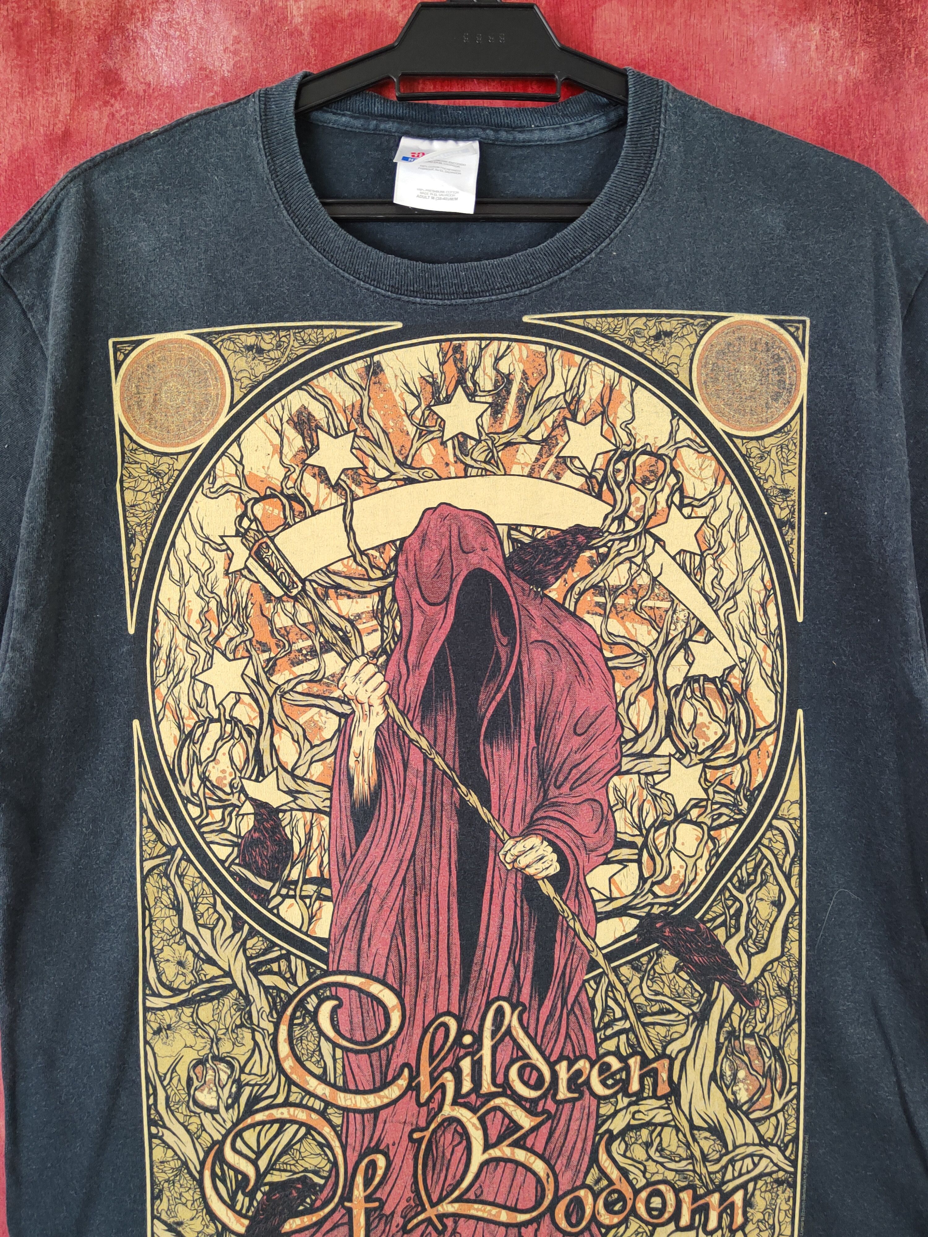 Band Tees DL Children Of Bodom Black Faded band tee #S2300 Size US M / EU 48-50 / 2 - 3 Thumbnail